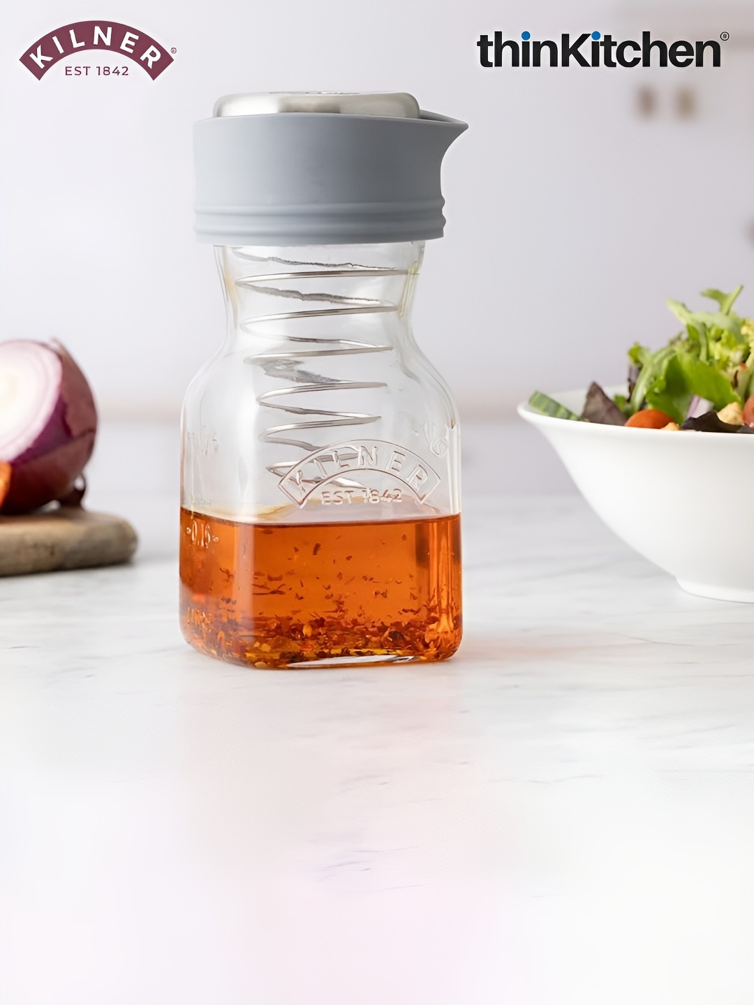 

KILNER Transparent 2025 Glass Dishwasher Safe Container