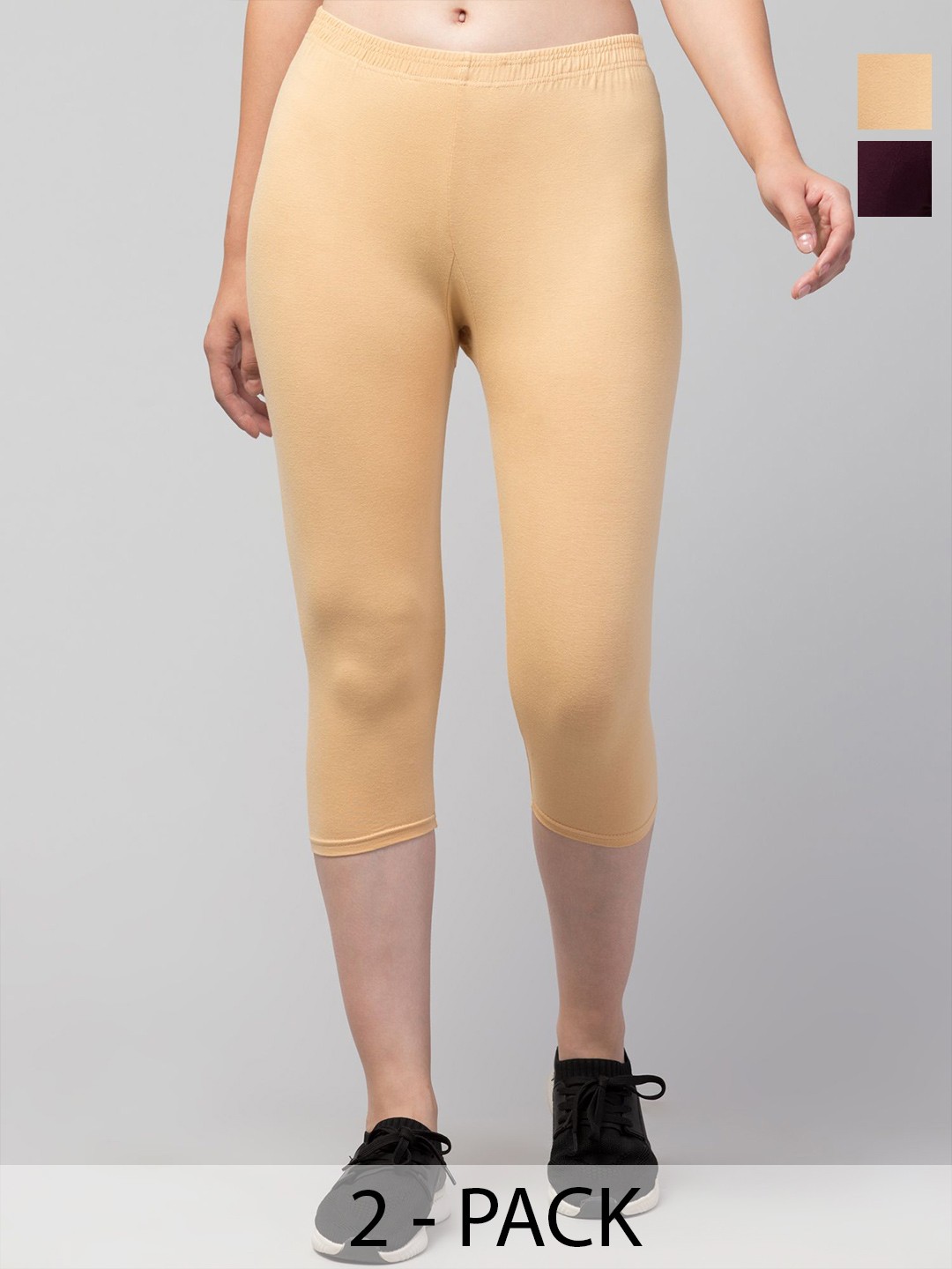 

CKARFE Women Capris, Purple