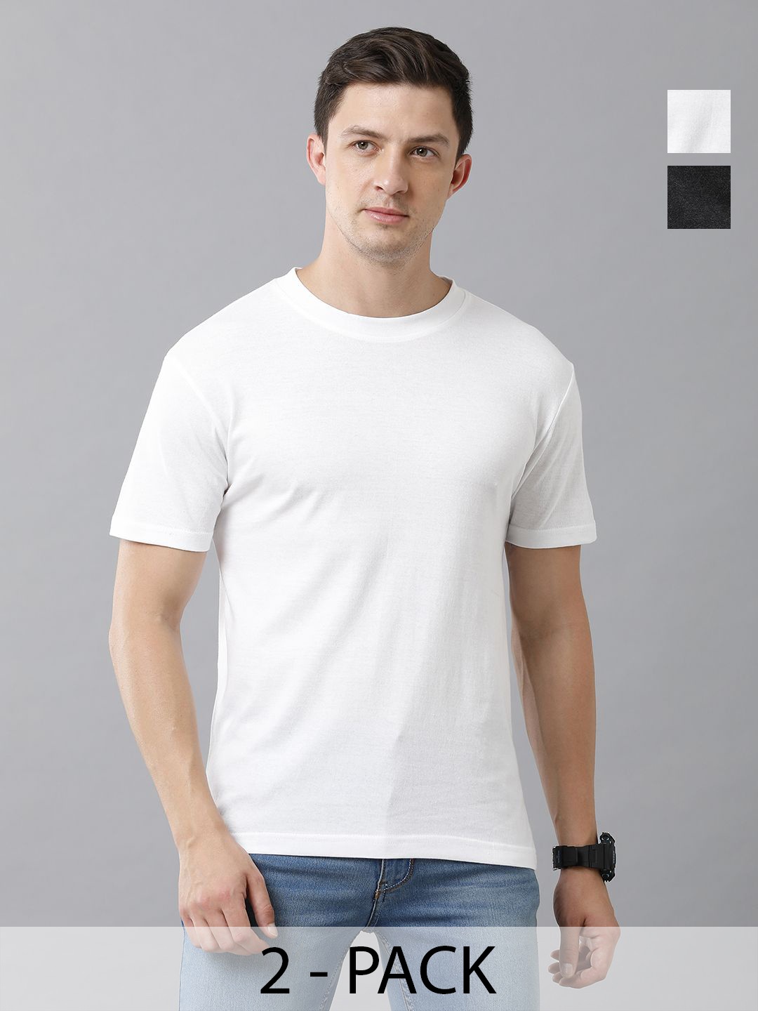 

Moda Rapido Men 2 Printed T-shirt, Multi