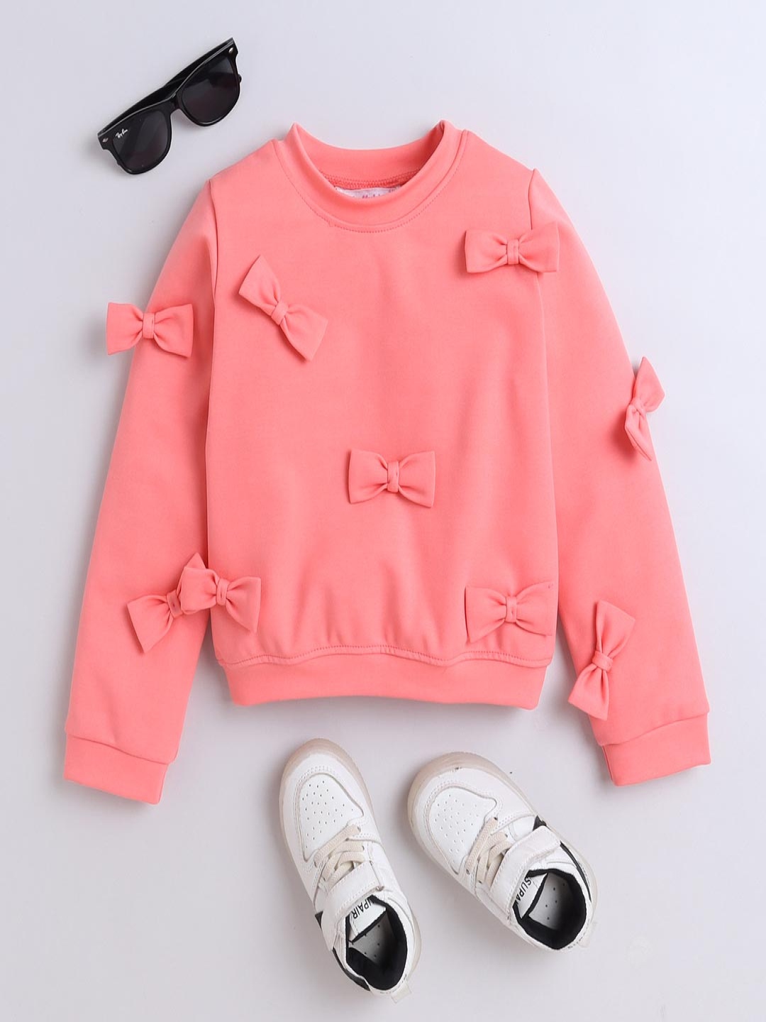 

taffykids Girls Pullover Sweatshirt, Peach