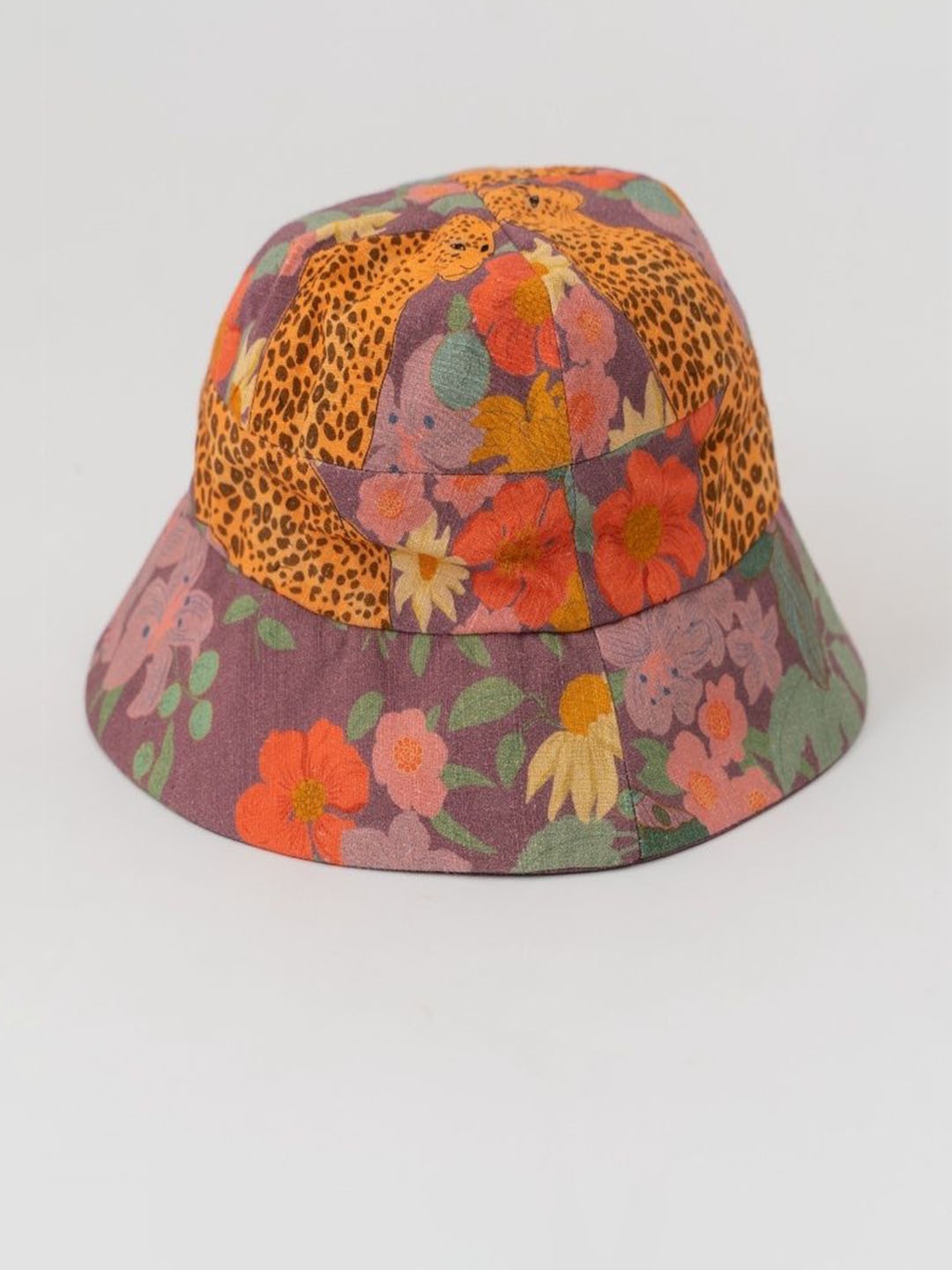 

LABEL SUGAR Women Bronze-Toned Self Design Bucket Hat