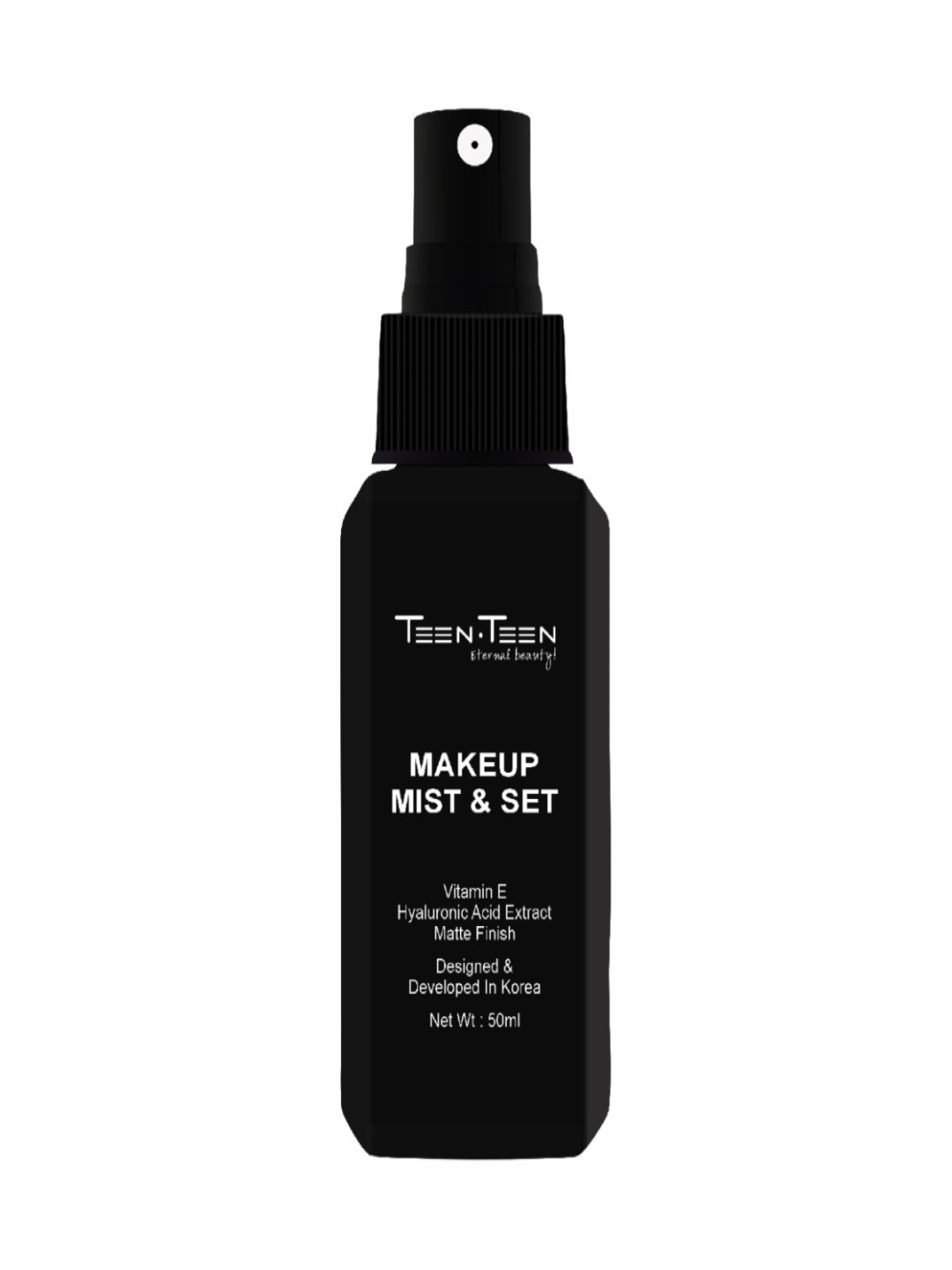 

TEEN TEEN COSMETICS Makeup Fixer Mist & Set Enriched With Hyaluronic Acid Extract- 50 ml, Transparent