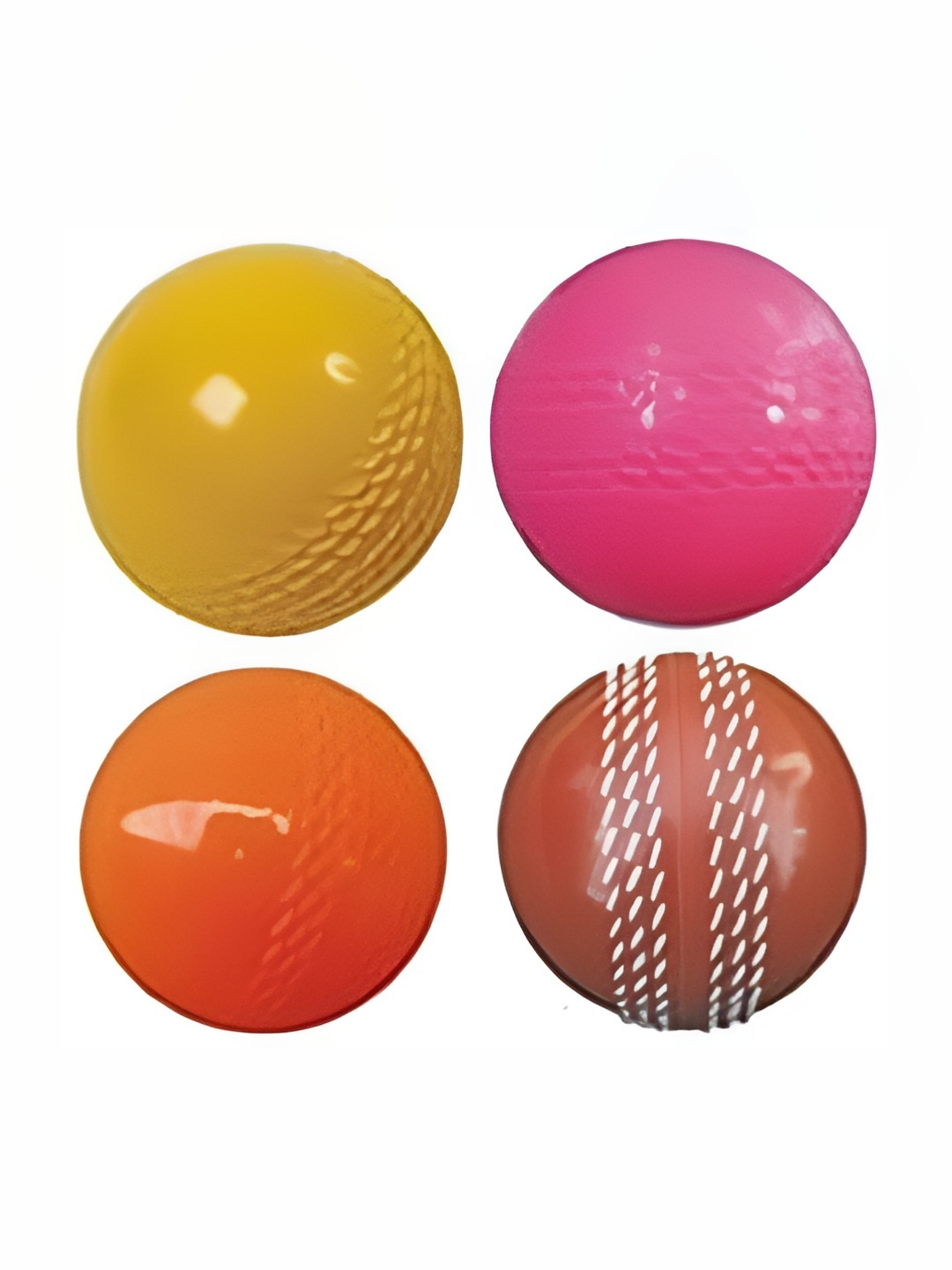 

HackerX Pack Of 4 CricketBall, Pink