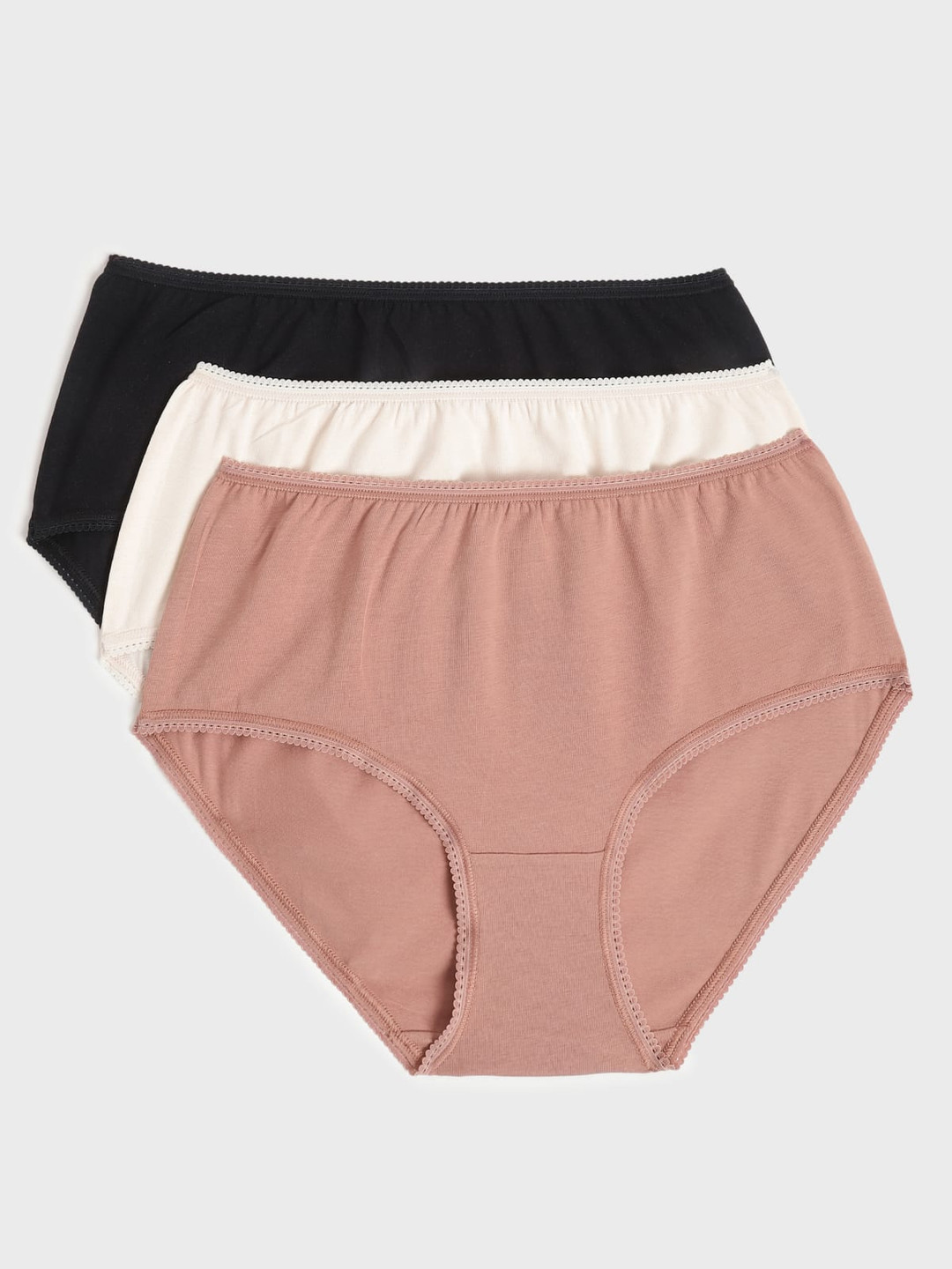 

Marks & Spencer Women Pack Of 3 Hipster Briefs, Black
