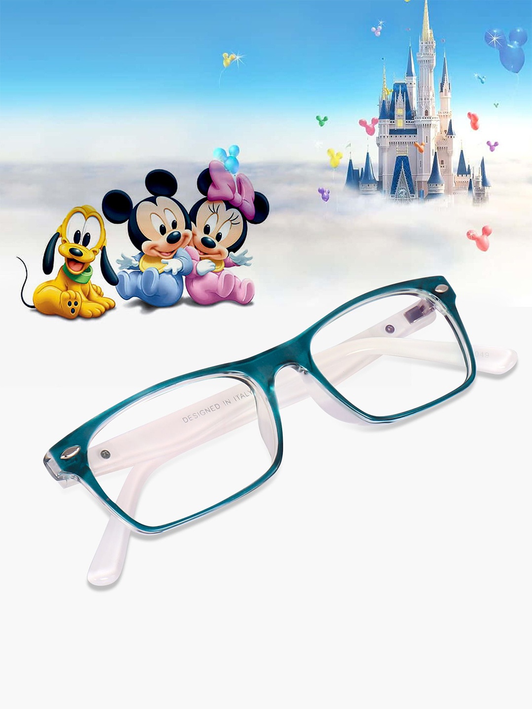 

Peter Jones Eyewear Unisex Kids Full Rim Rectangle Frames, White