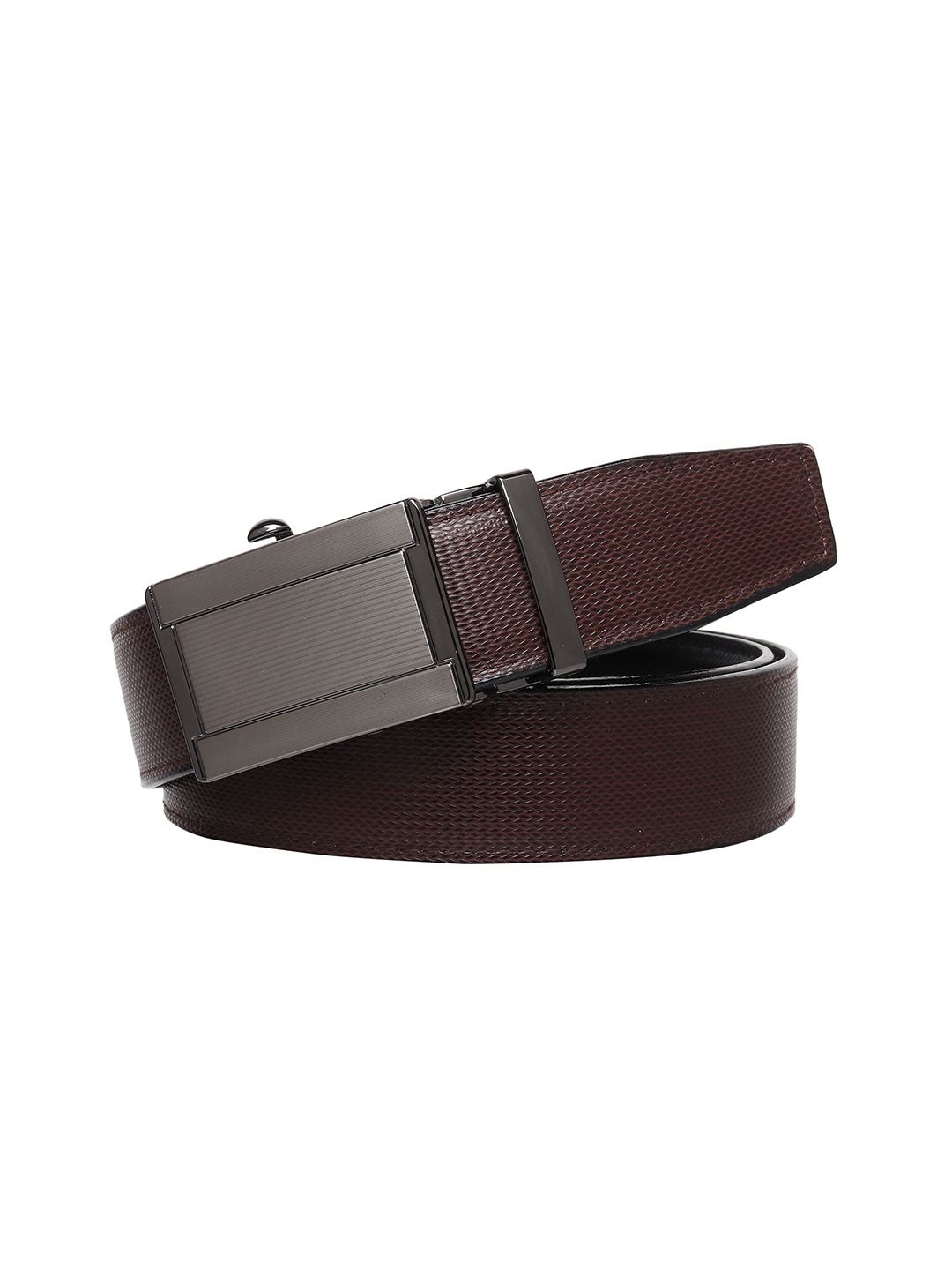 

Provogue Men Textured Reversible Formal Belt, Brown