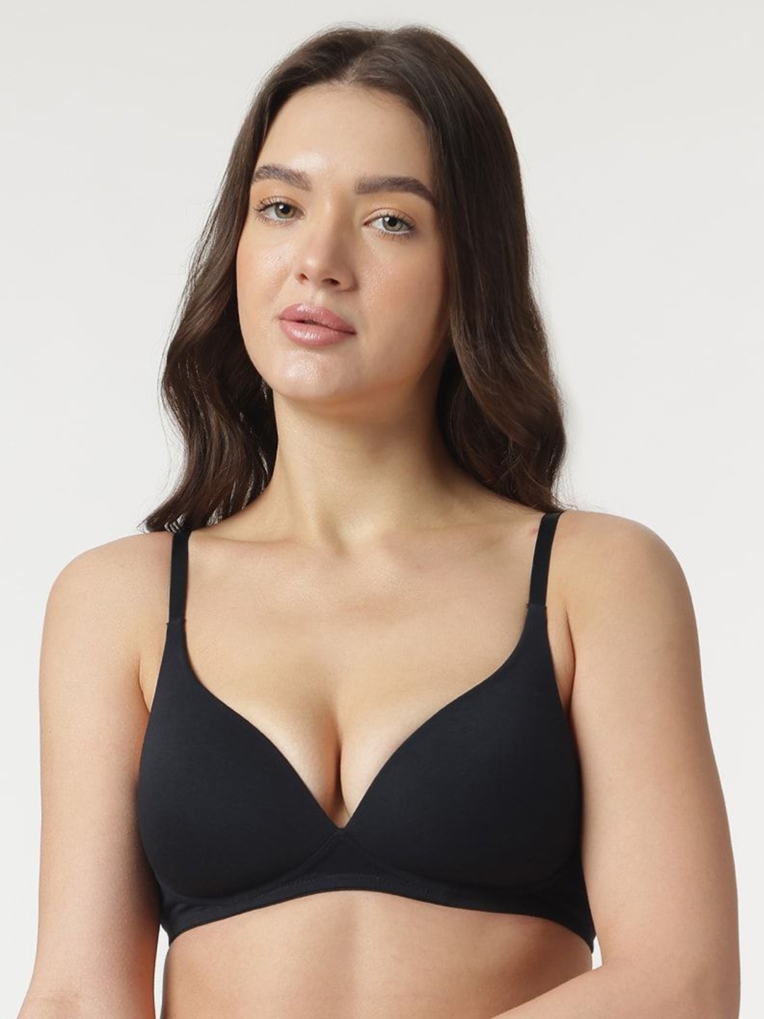 

Marks & Spencer Bra Medium Coverage Underwired Lightly Padded, Black