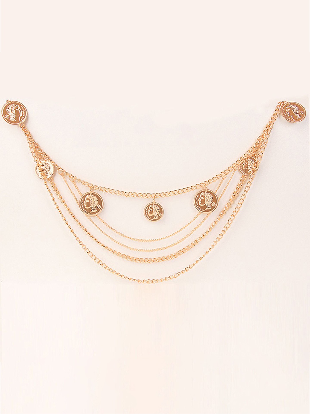 

Just Lil Things Women Textured Belt, Gold