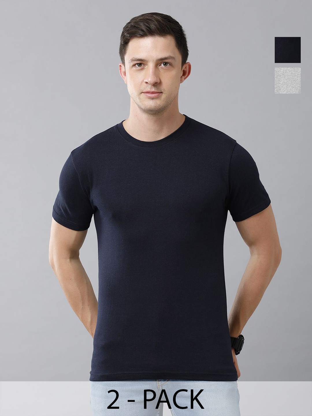 

Moda Rapido Men 2 Printed T-shirt, Multi