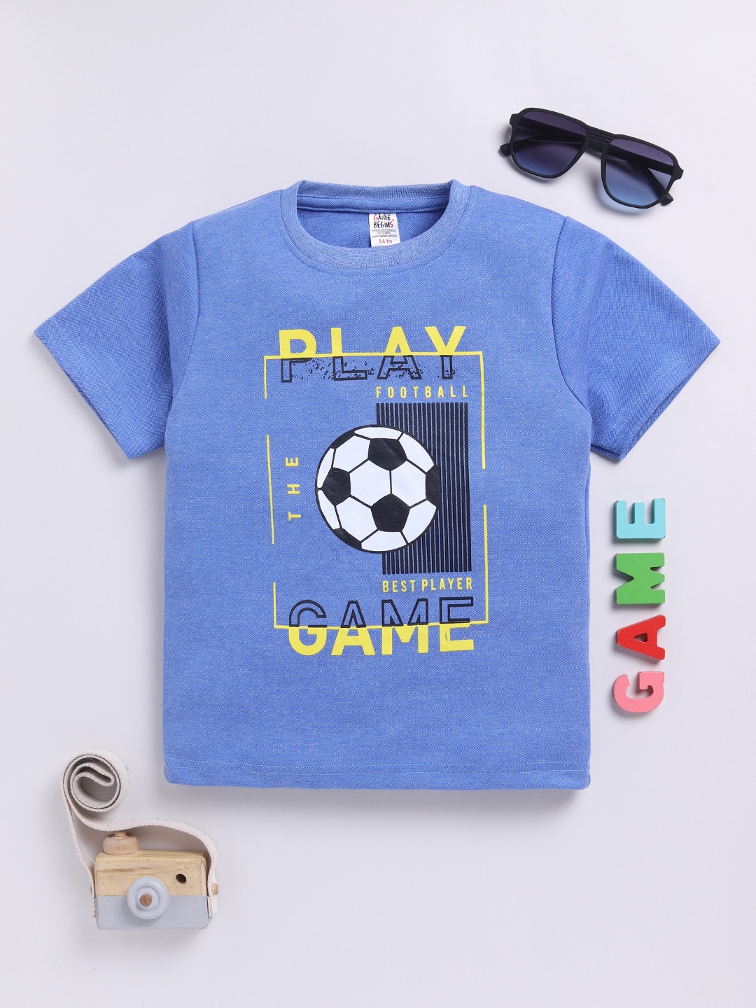 

Here&Now X Game Begins Boys Printed T-shirt, Blue