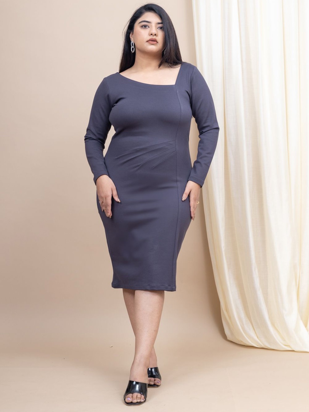 

Mamicha Sheath Dress, Grey