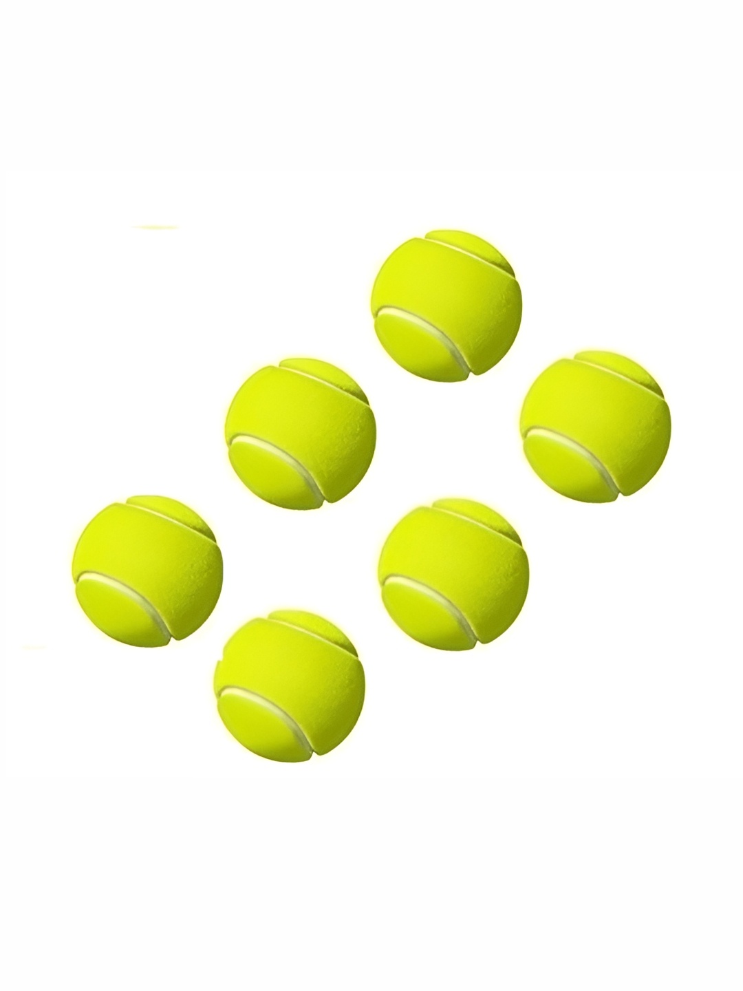 

HackerX 6Pcs Fuzzy Sports Tennis Ball, Yellow