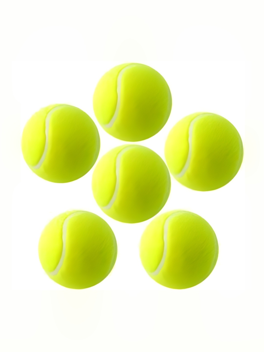 

HackerX 5-Pcs Woolen Tennis Balls, Yellow