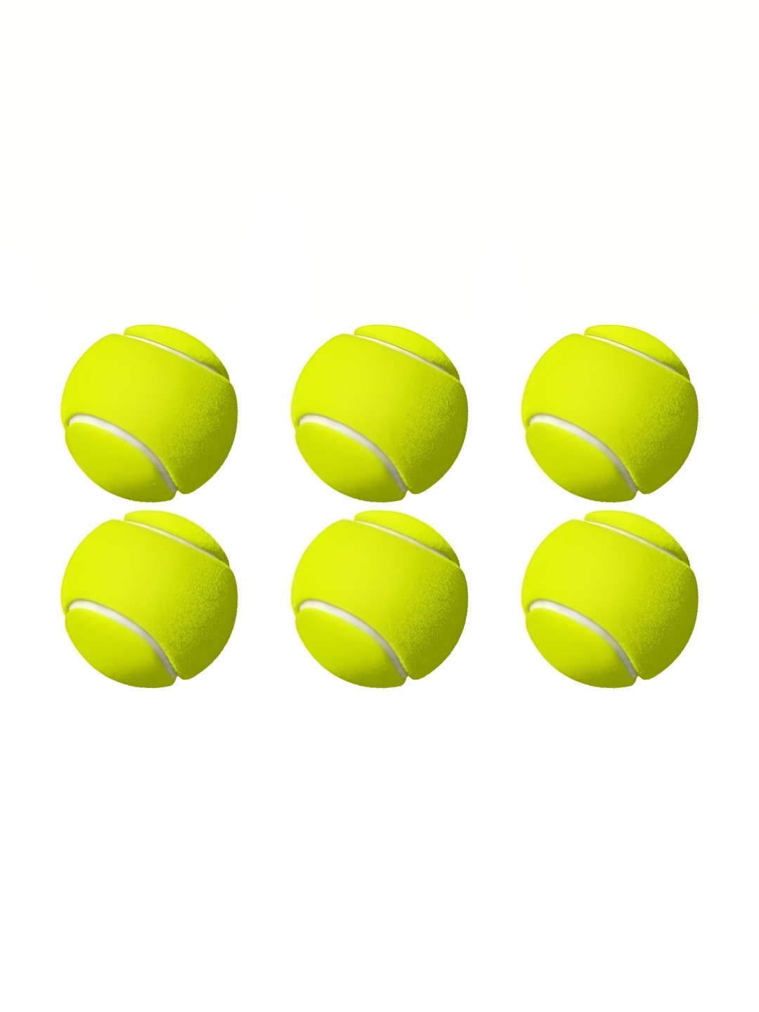 

HackerX 6-Pcs Smooth Trainy Sports Tennis Balls, Yellow