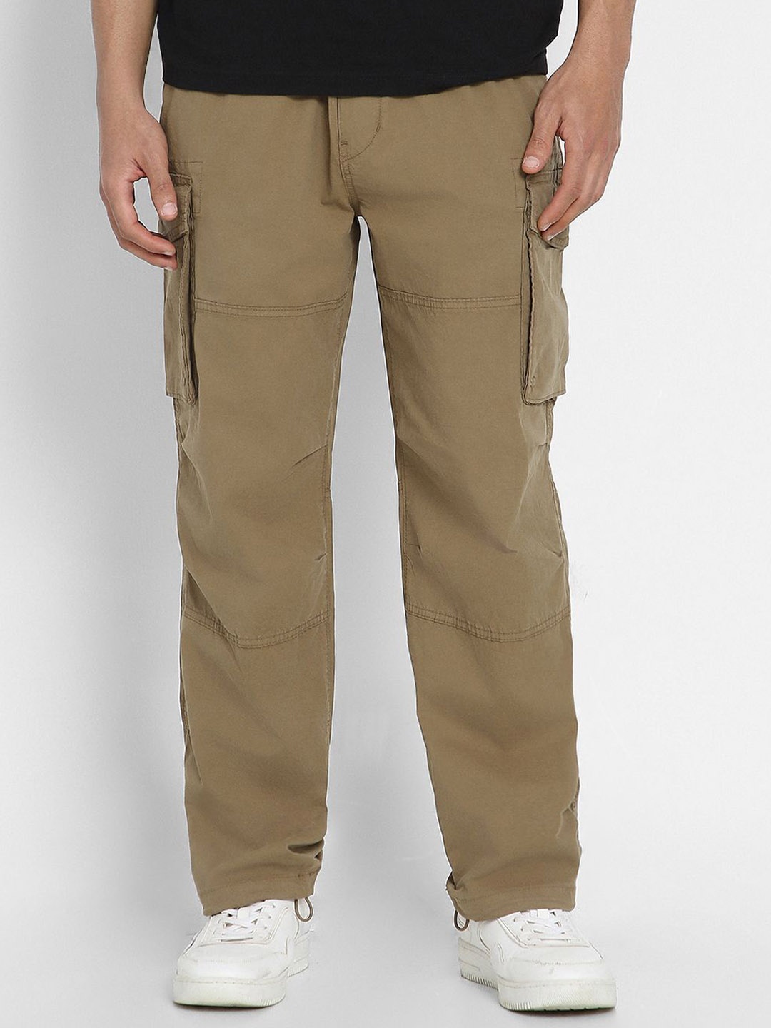 

AMERICAN EAGLE OUTFITTERS Men Cargos Trousers, Brown