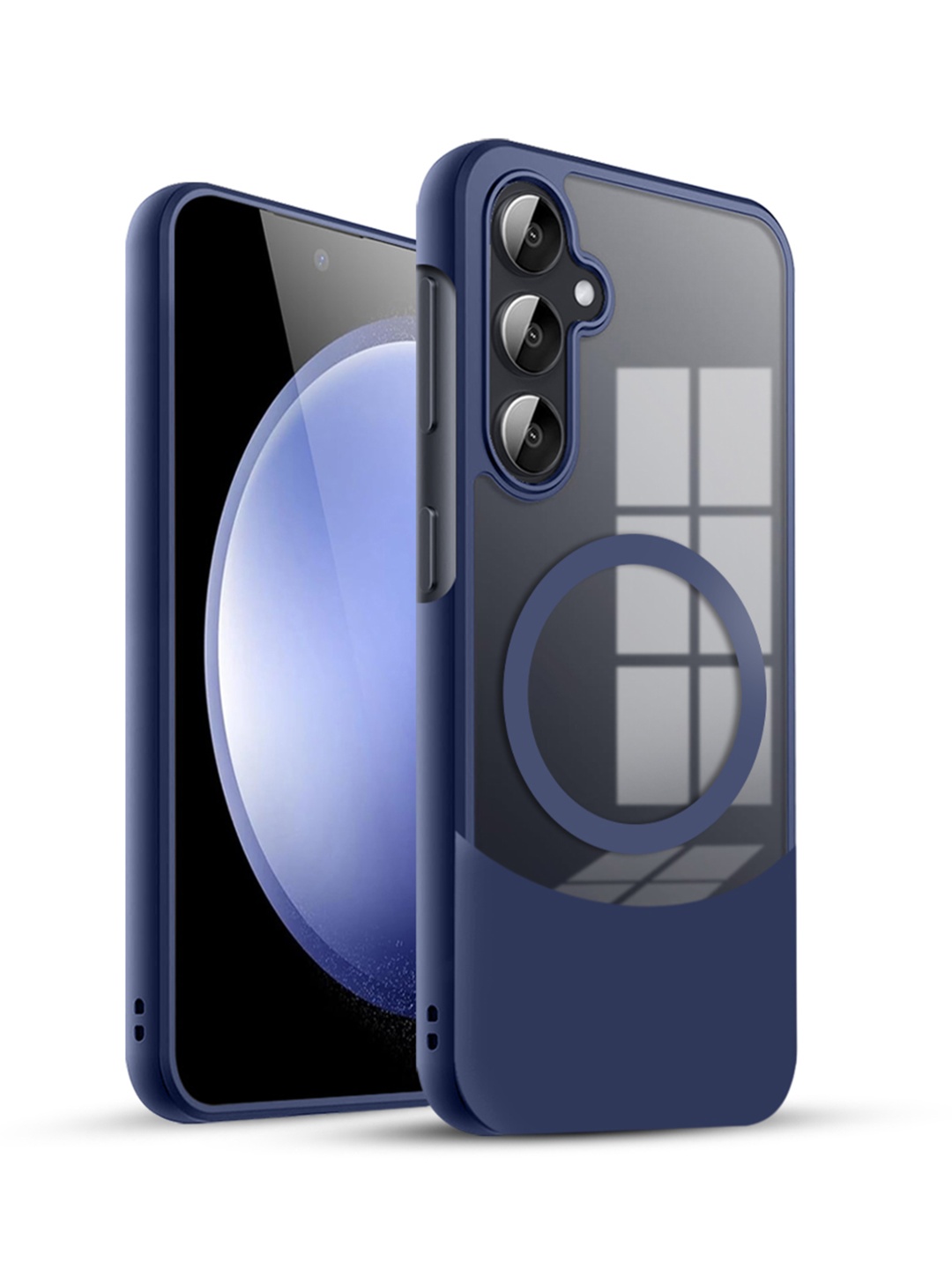 

Karwan Ultra-Hybrid Shockproof With Mag-Safe Samsung Galaxy S23 Back Case, Blue