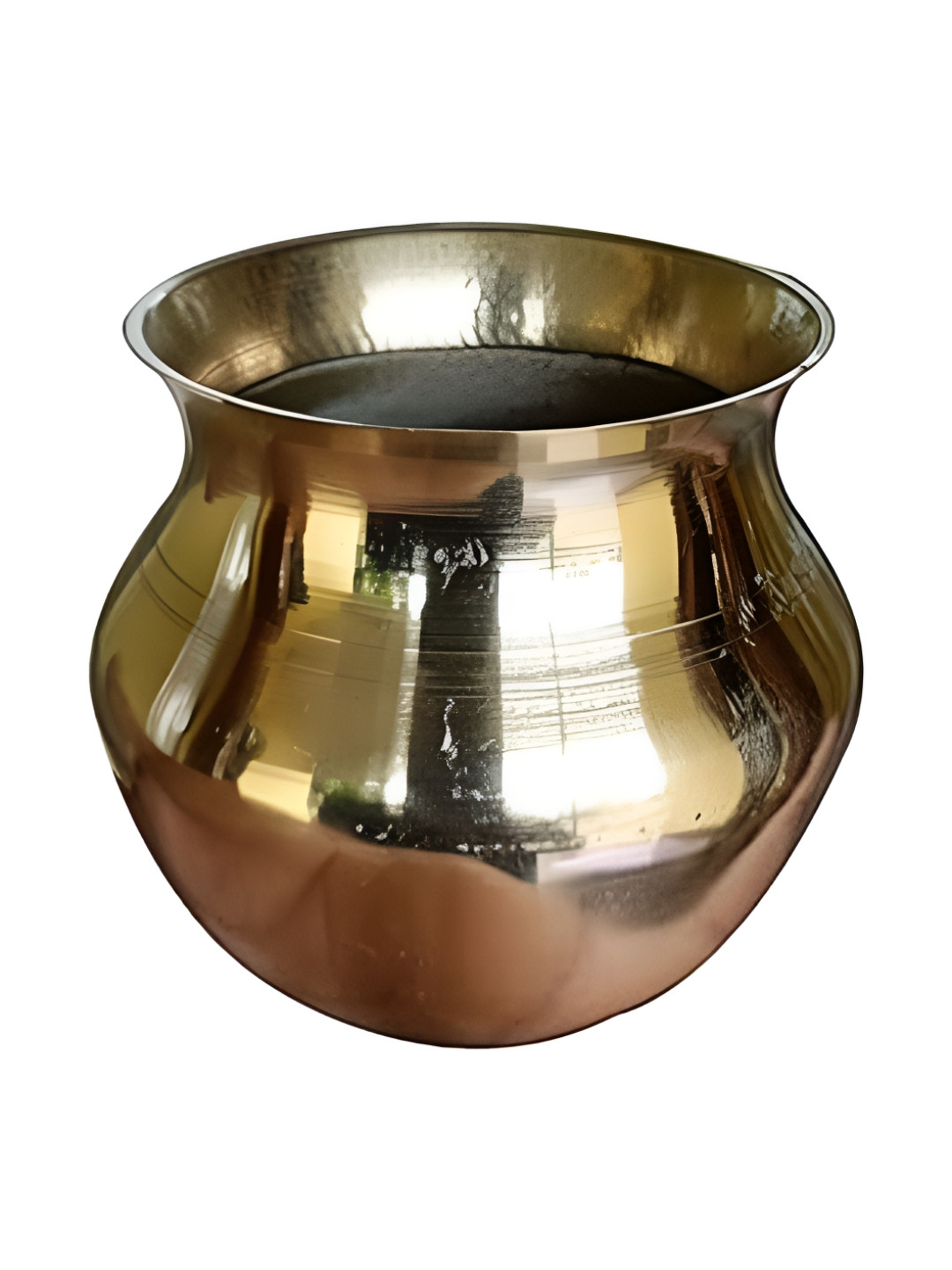 

DARIDRA BHANJAN Glossy Copper Pooja Lota, Gold