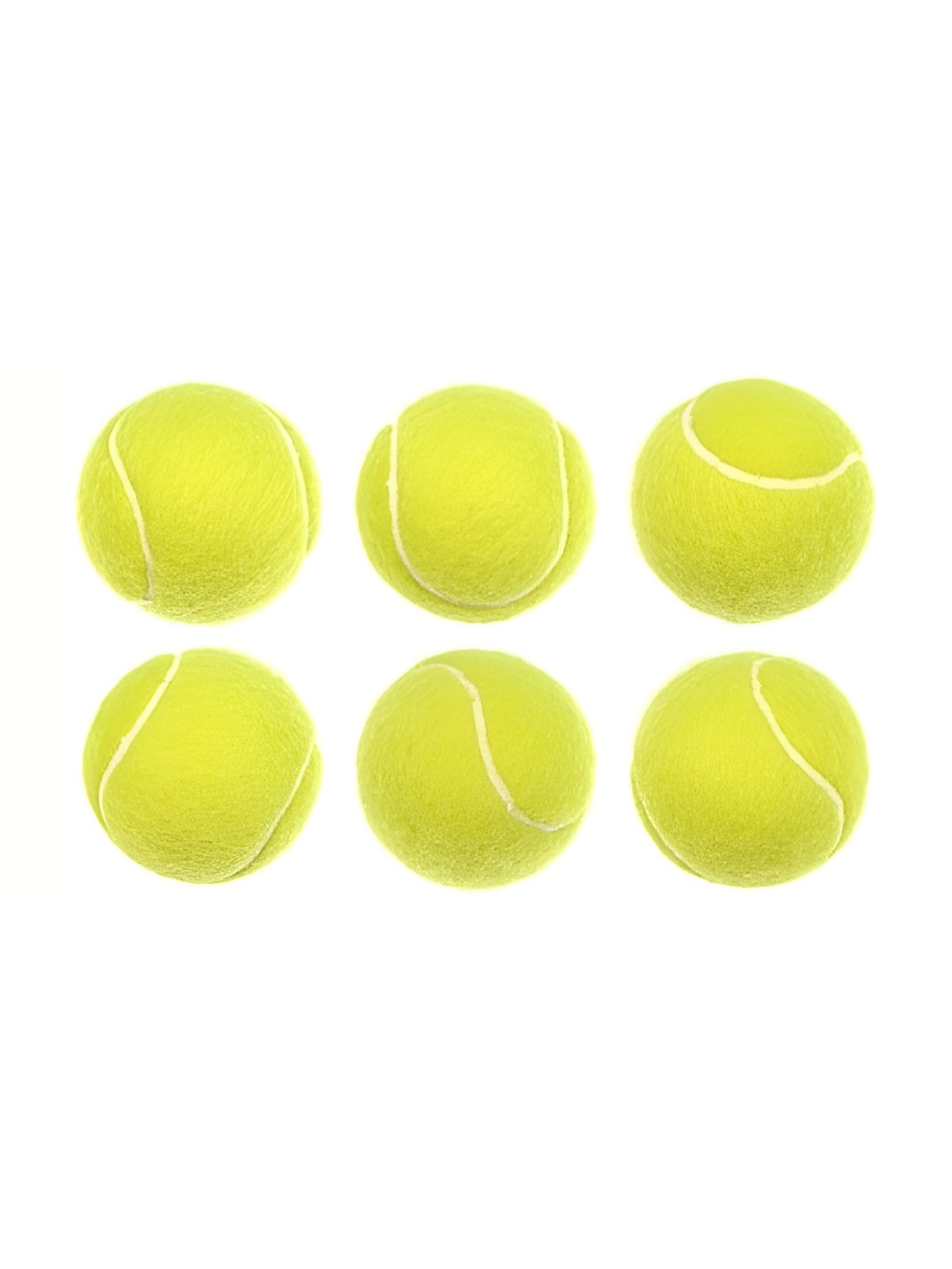 

HackerX 6Pcs Fuzzy Sports Tennis Ball, Green