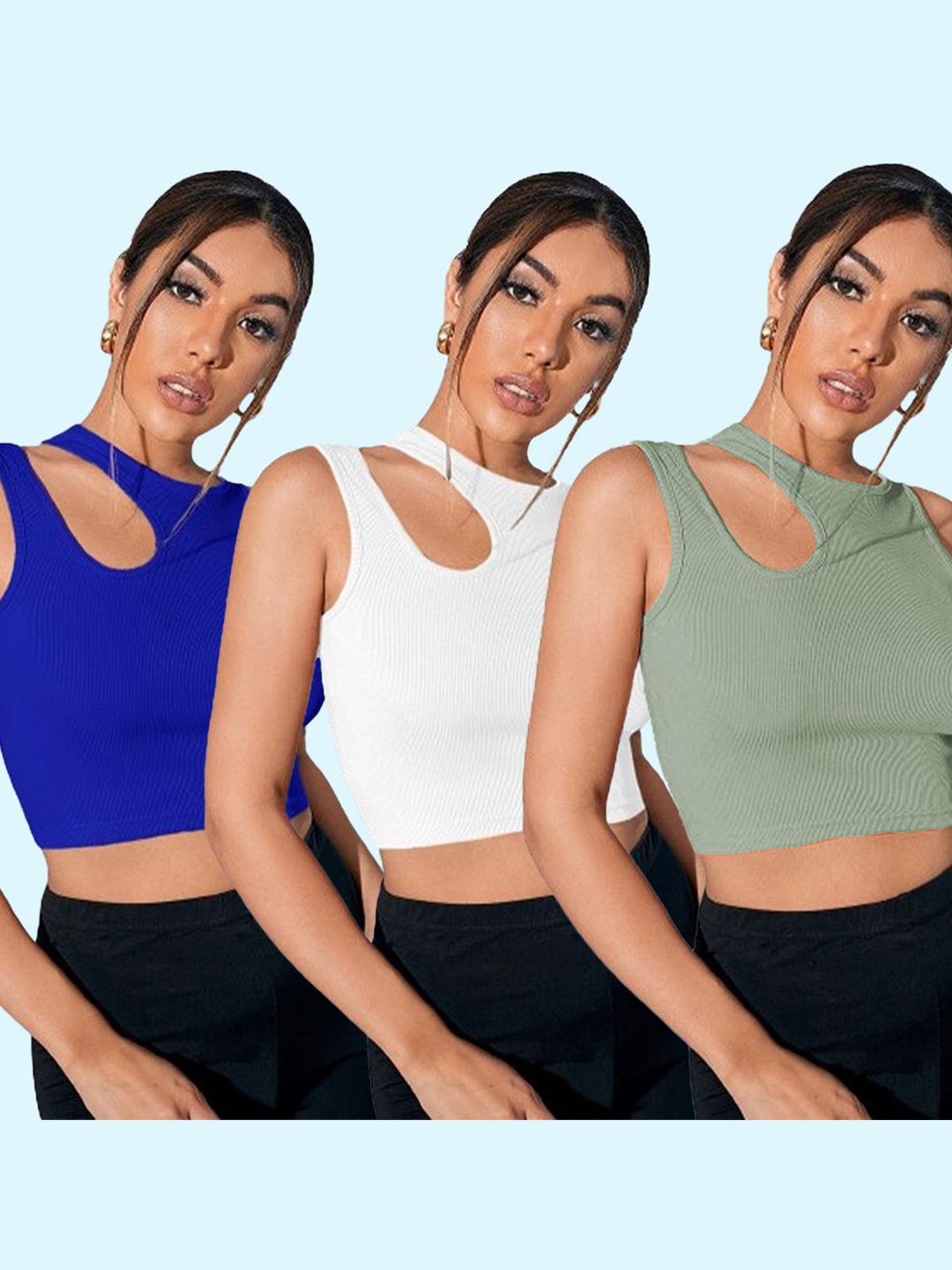 

Moda Rapido Tank Crop Top, Multi