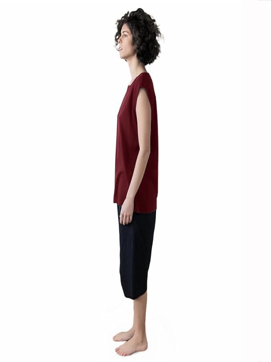 

NOTWILD Women Pack Of 2 Solid Round Neck Cotton T-shirts, Black