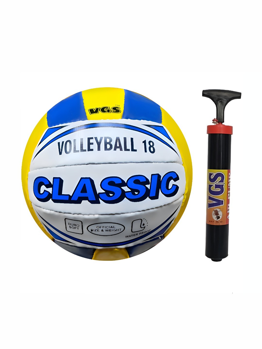 

HackerX Volleyball With Pump, Blue