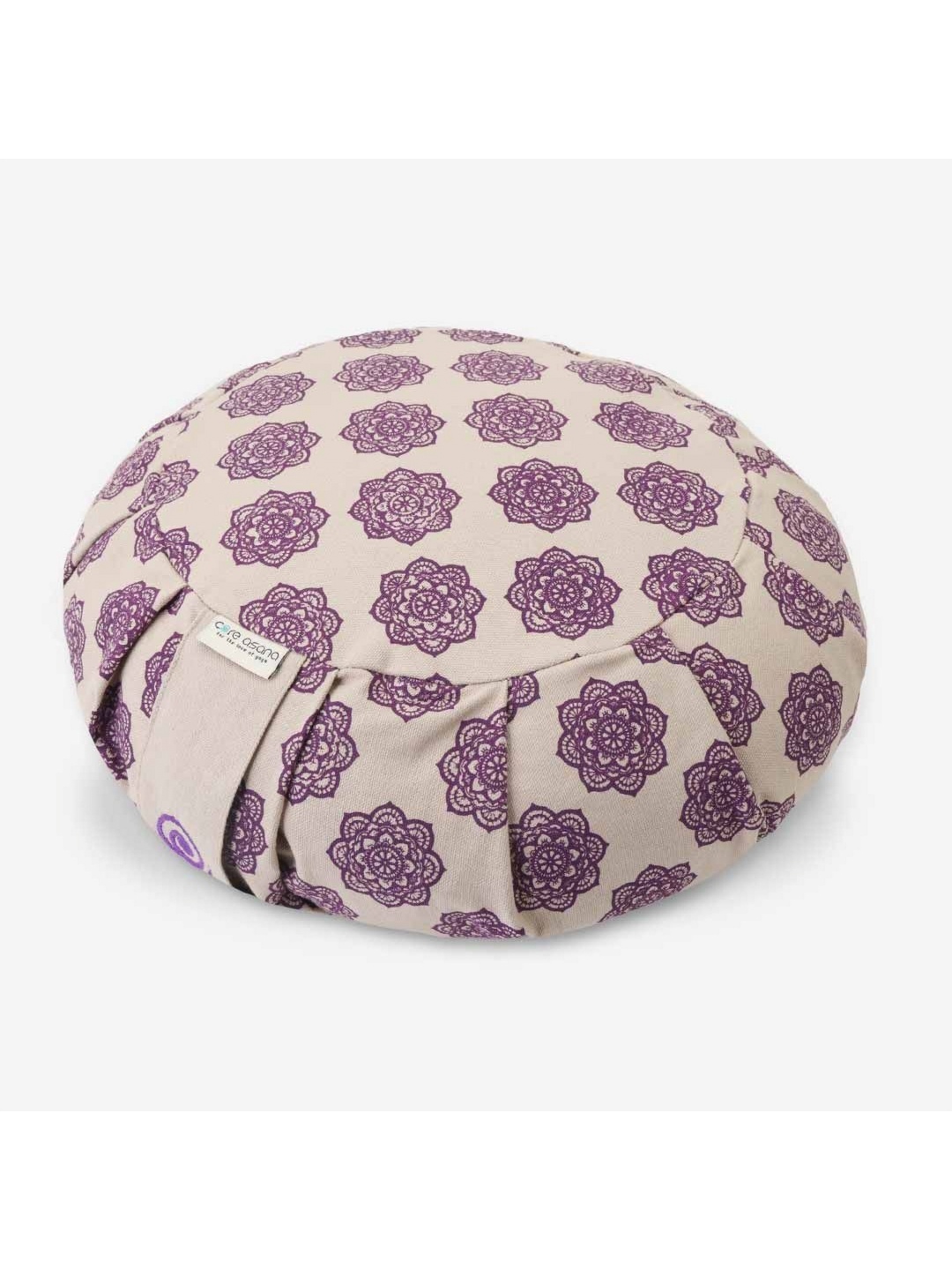 

Core Asana Beige & Violet Printed Cotton Round Meditation Cushion