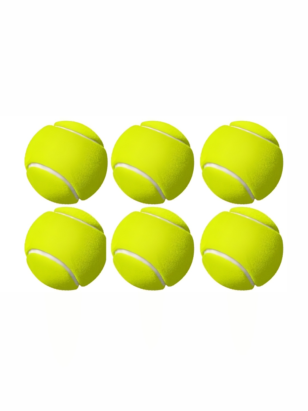 

HackerX 6Pcs Fuzzy Sports Tennis Ball, Green