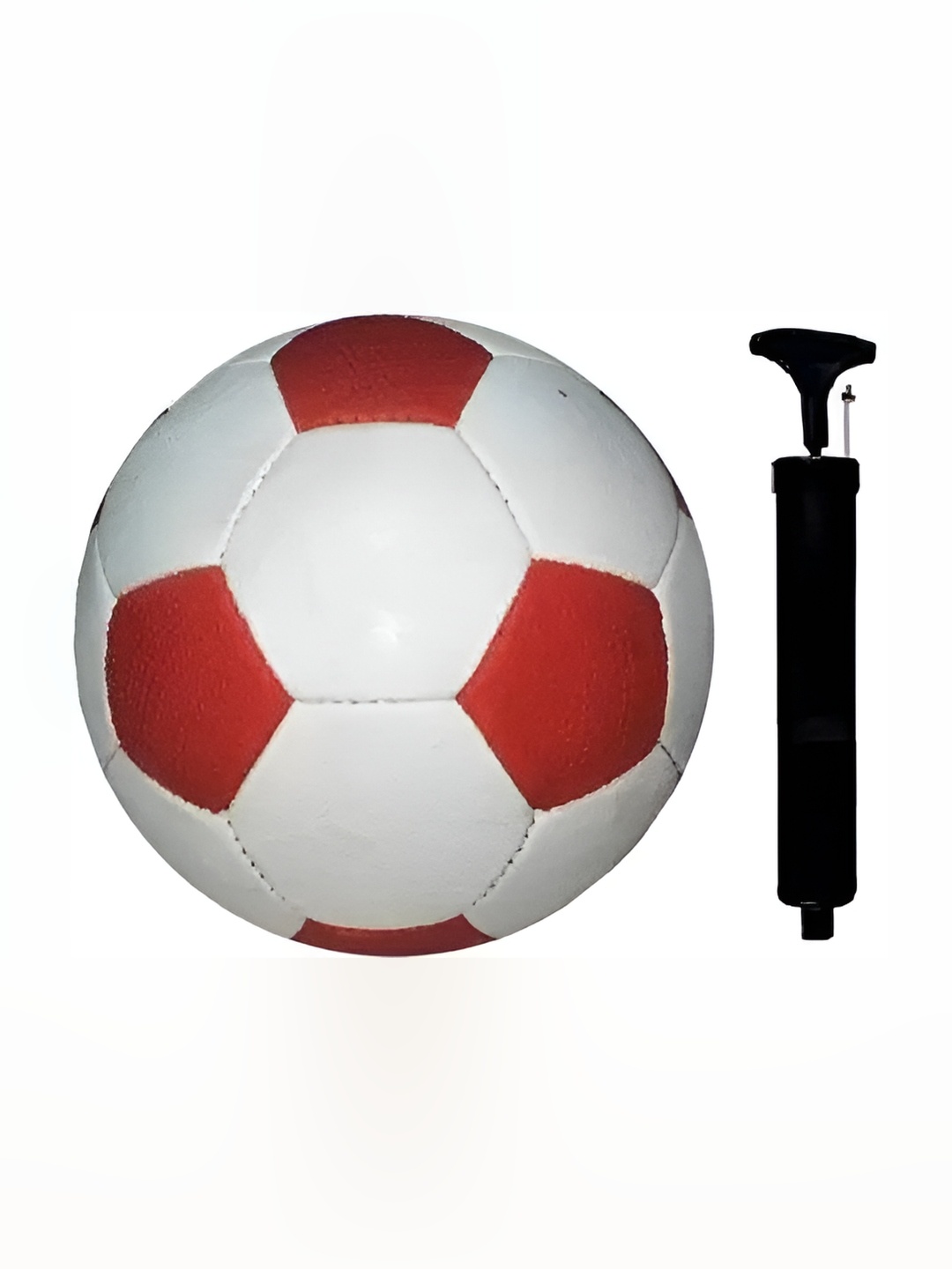 

HackerX Pebble Rugby Sports Football With Air Pump, Red