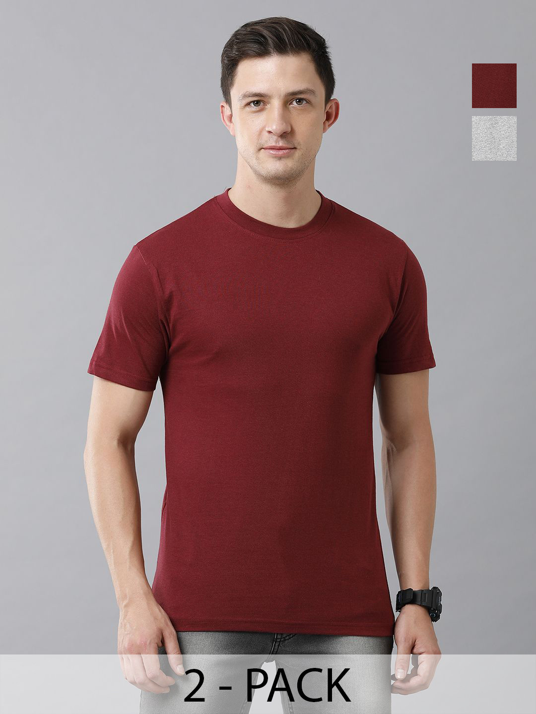 

Moda Rapido Men 2 Printed T-shirt, Multi