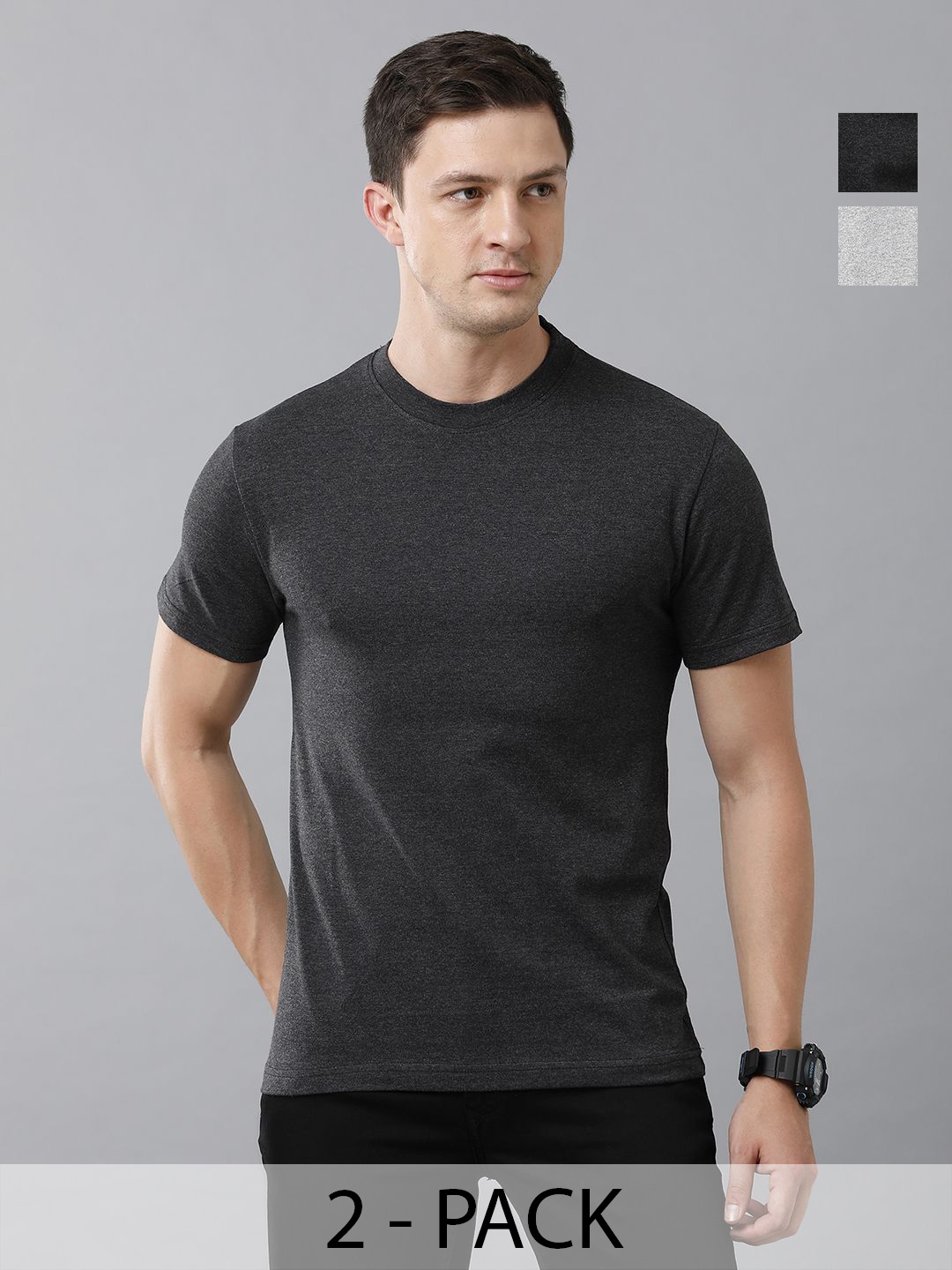 

Moda Rapido Men 2 Printed T-shirt, Multi