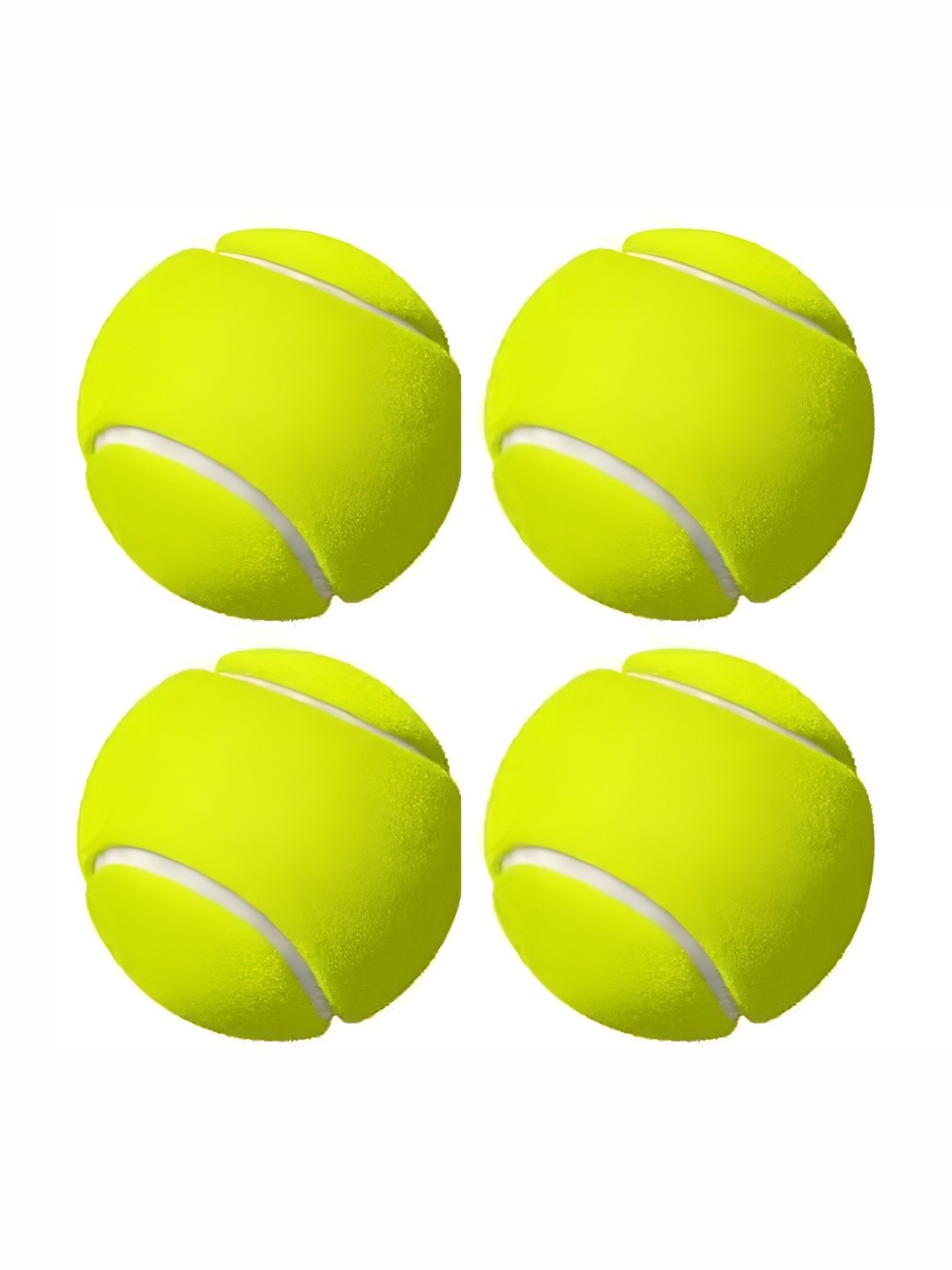 

HackerX 4Pcs Fuzzy Sports Tennis Ball, Green