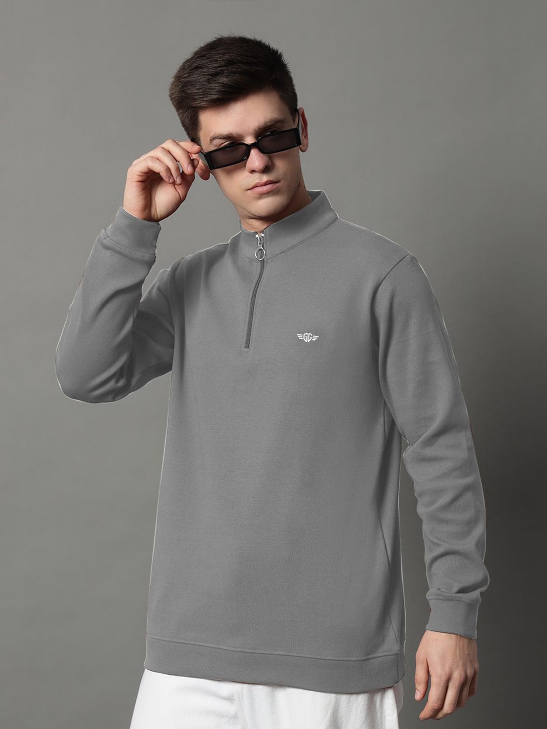 

GET GOLF Men Pullover Sweatshirt, Grey