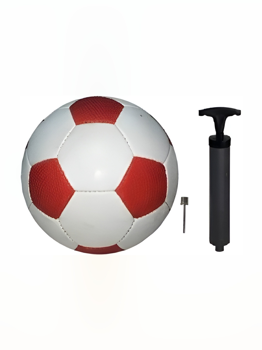 

HackerX Textured Football With Air Pump & Needle, White