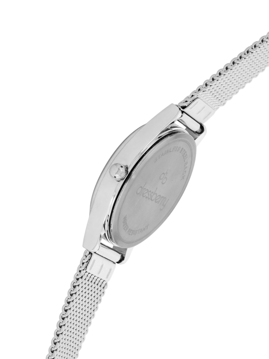 

DressBerry Women Brass Mother of Pearl Dial & Straps Analogue Watch DB25-2B, Silver