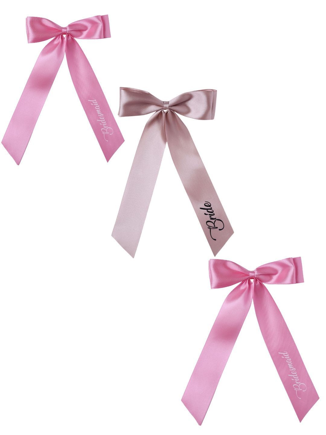 

Arendelle Women Set of 3 French Barrette, Pink