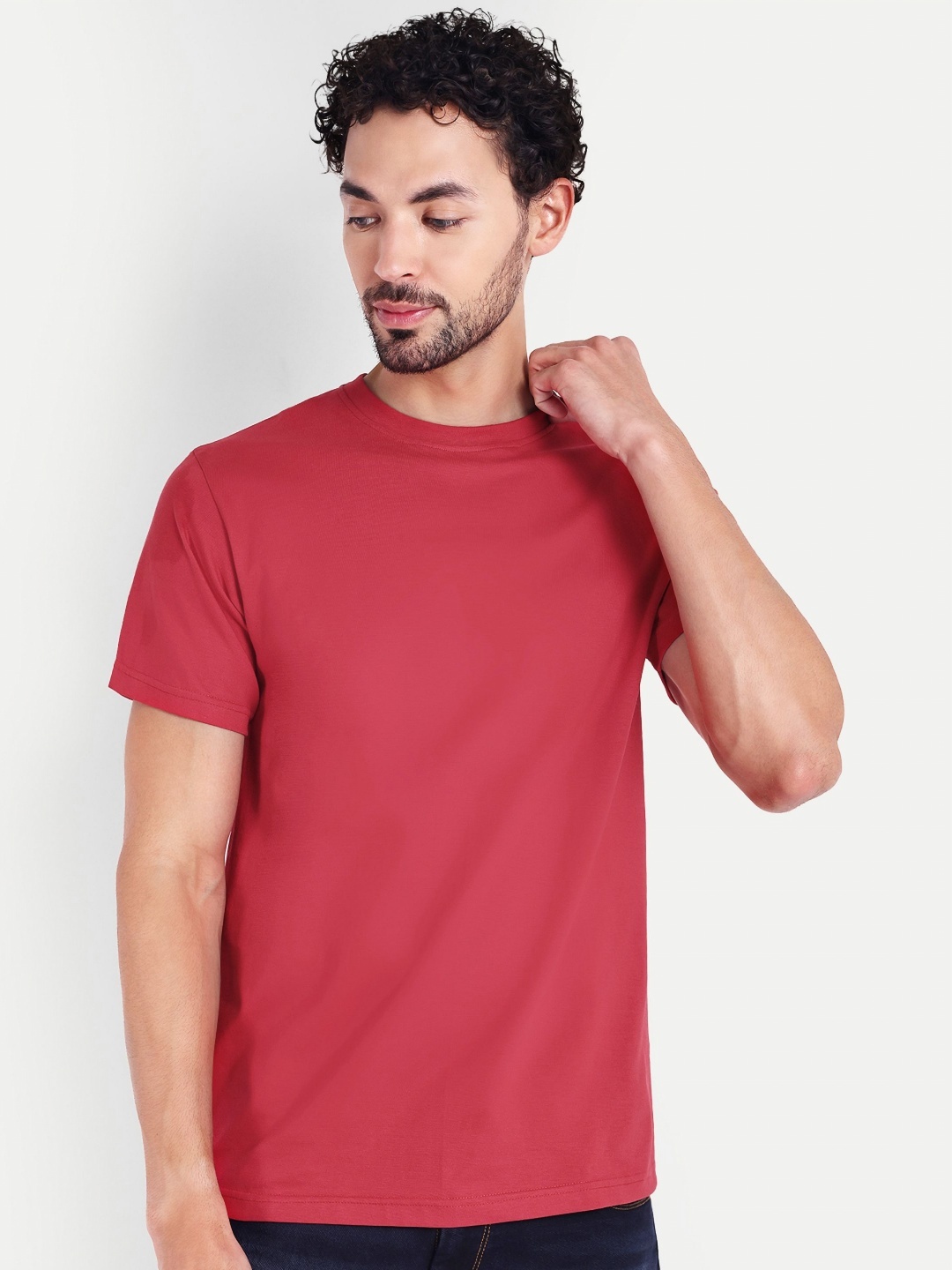 

House of Mool Men Pockets T-shirt, Red