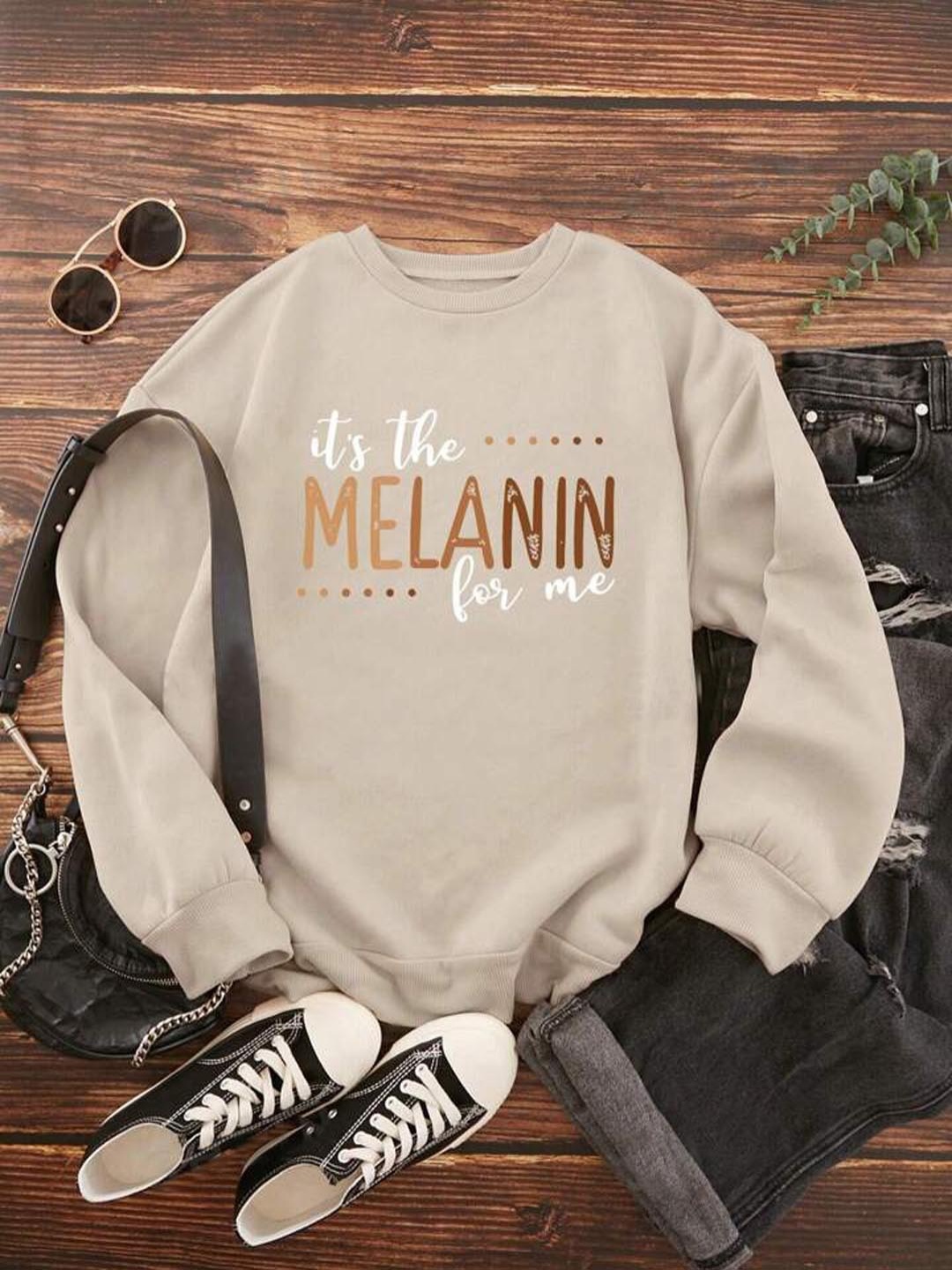 

KASHIAN Women Printed Sweatshirt, Cream