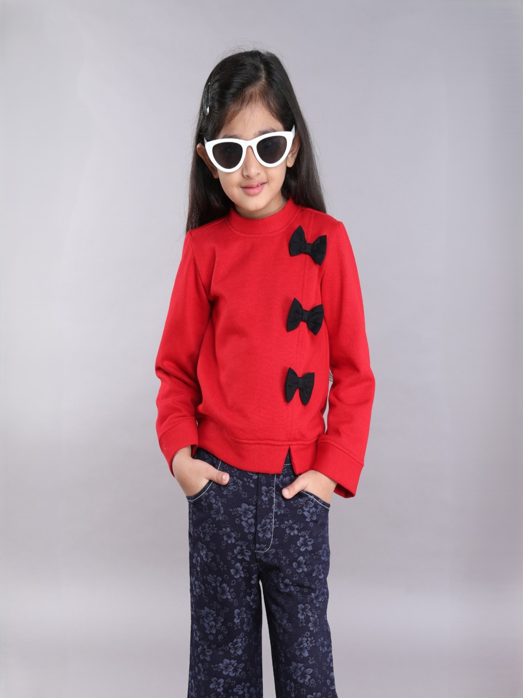 

taffykids Girls Sweatshirt, Red