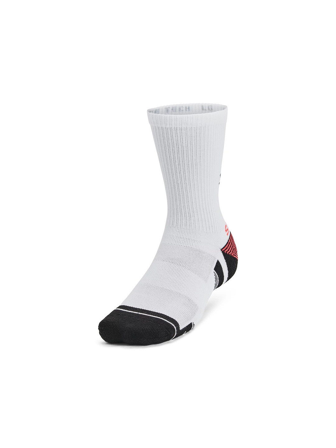 

UNDER ARMOUR Performance Tech SlipSpeed 2-Pack Crew Socks, White