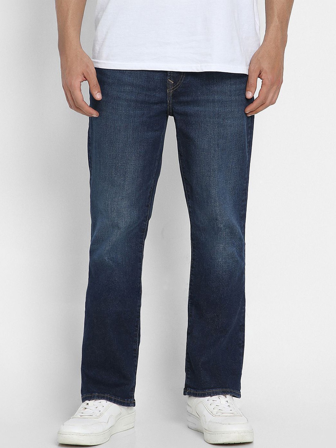 

AMERICAN EAGLE OUTFITTERS Men Bootcut Jeans, Navy blue