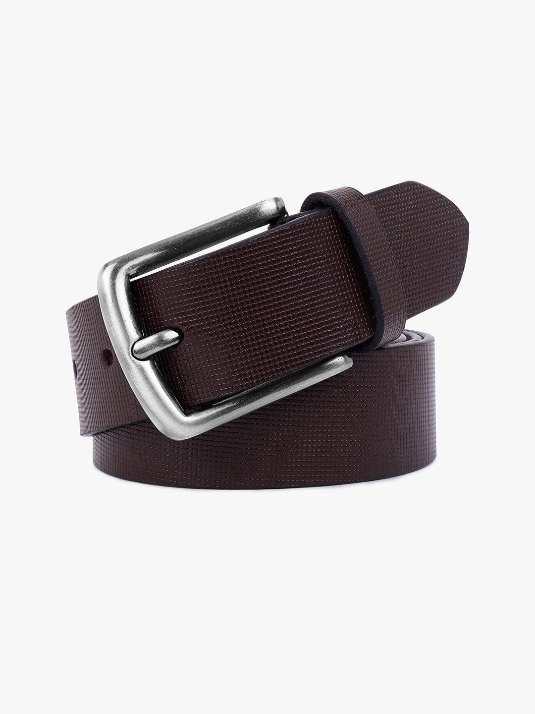 

Provogue Men Textured Leather Formal Belt, Brown