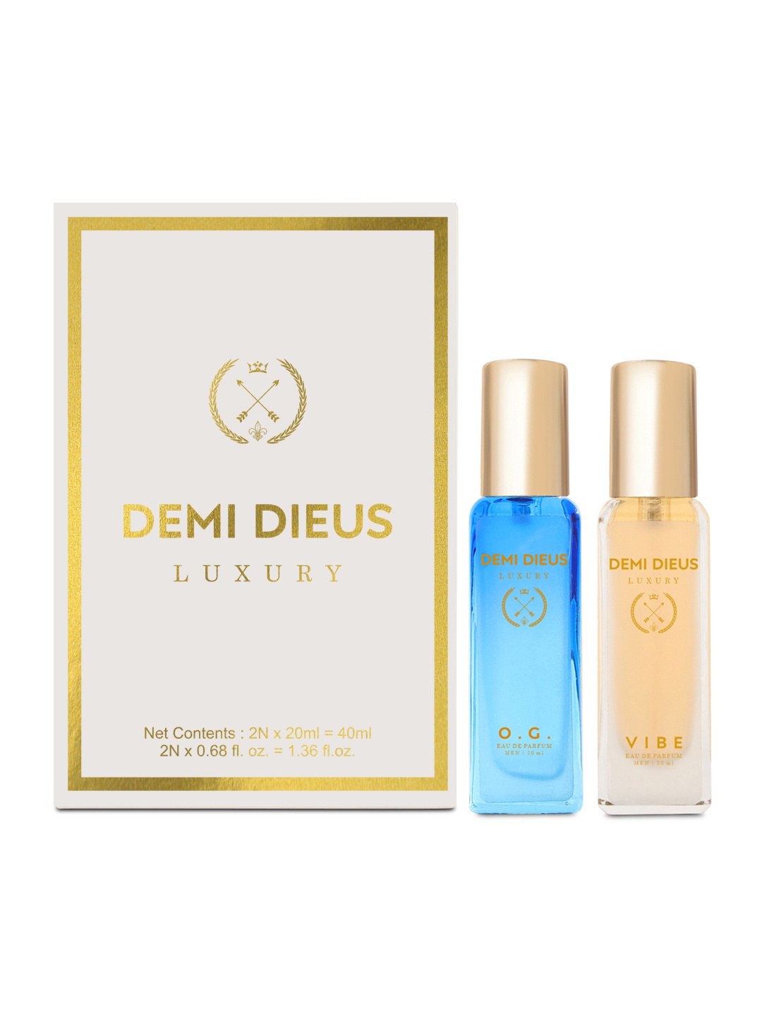 

DEMI DIEUS Set Of 2 Vibe & O.G Eau De Parfum - 20 ml Each, White