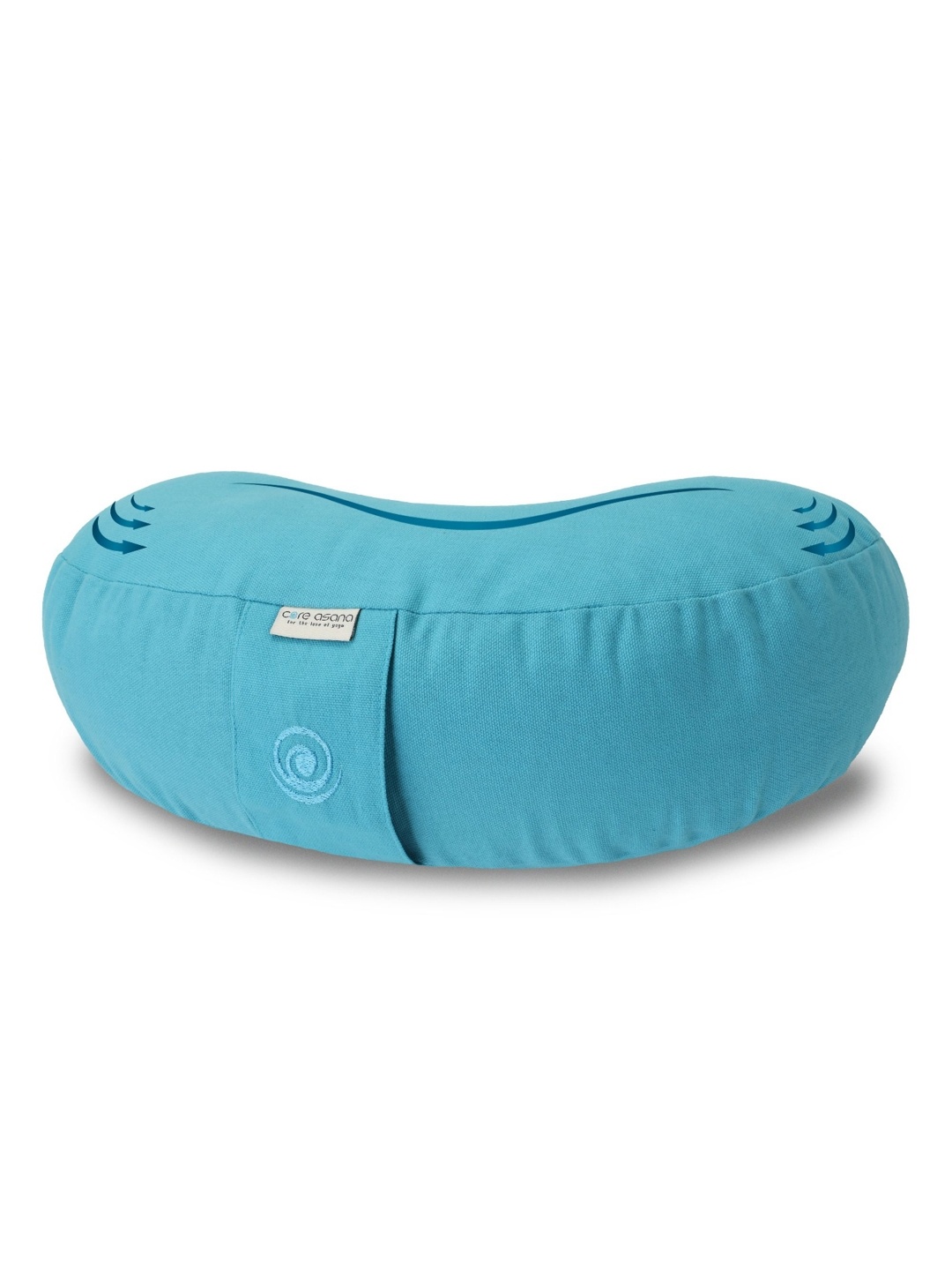 

Core Asana Turquoise Blue Cotton Halfmoon Meditation Cushion