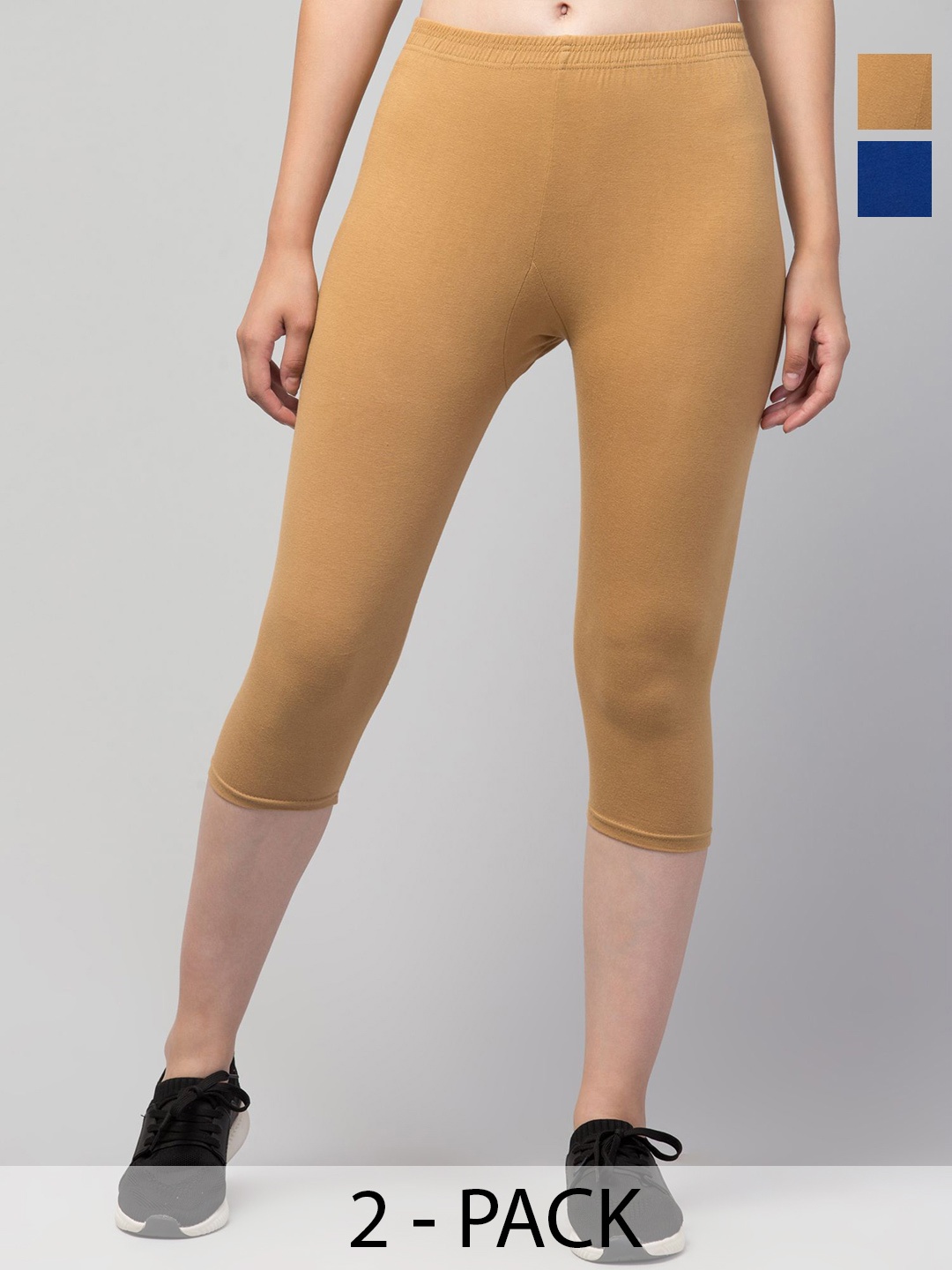 

CKARFE Women Capris, Beige