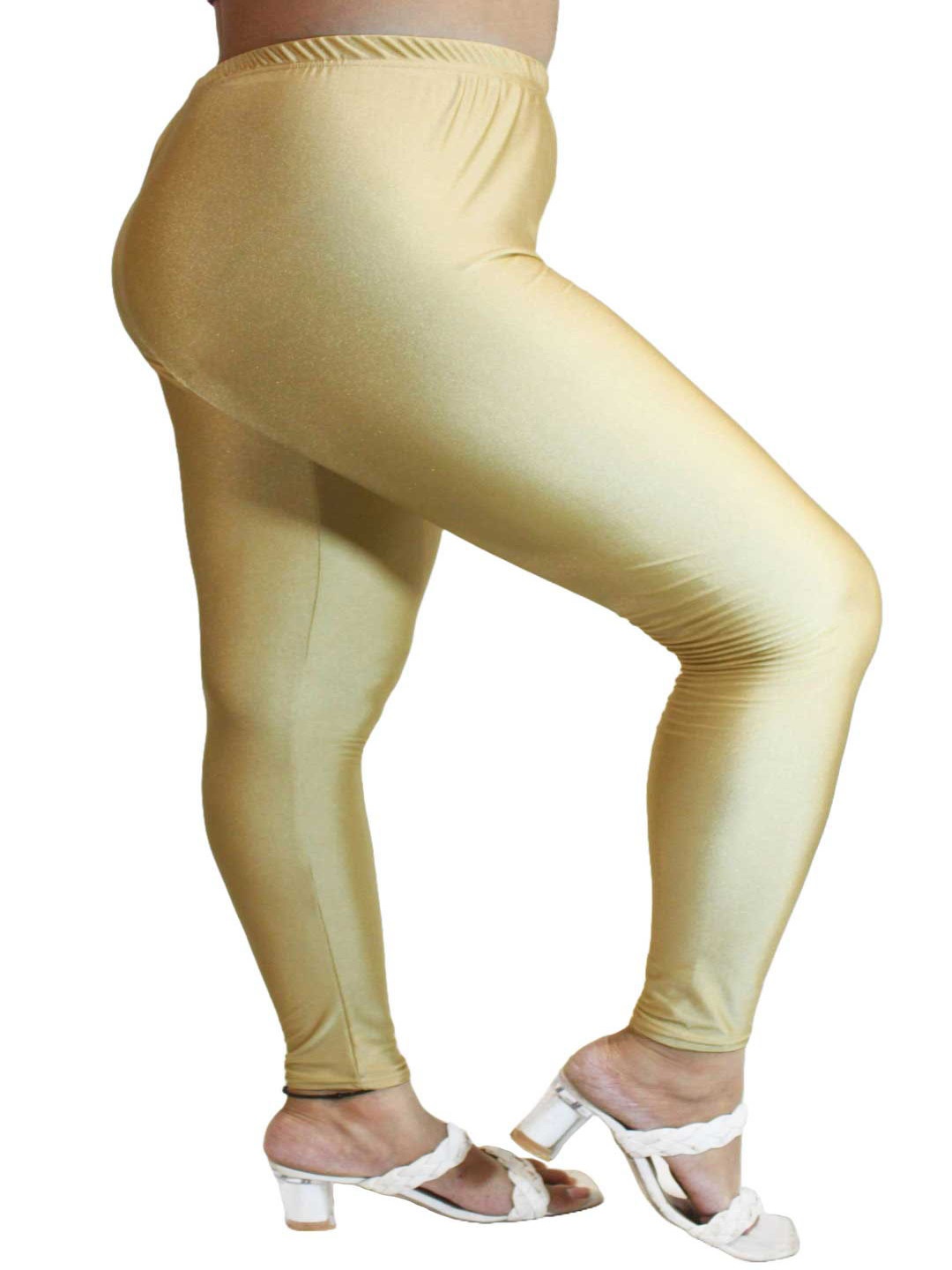 

PINK SHELL Women Ankle-Length Leggings, Beige