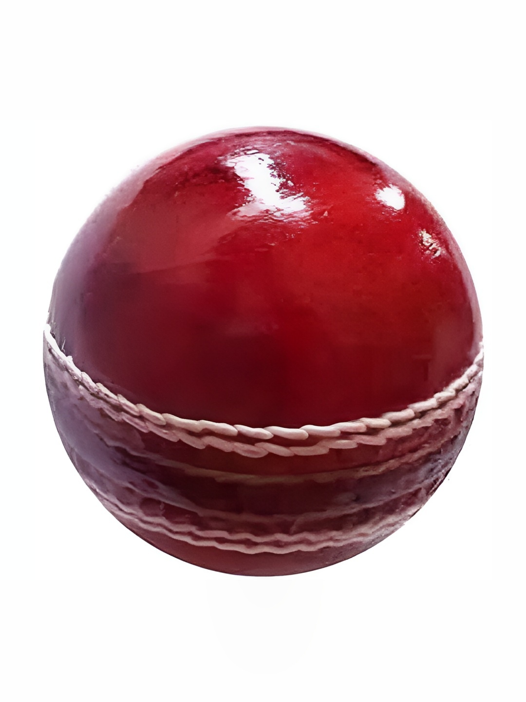 

HackerX Premium Leather Cricket Ball, Red