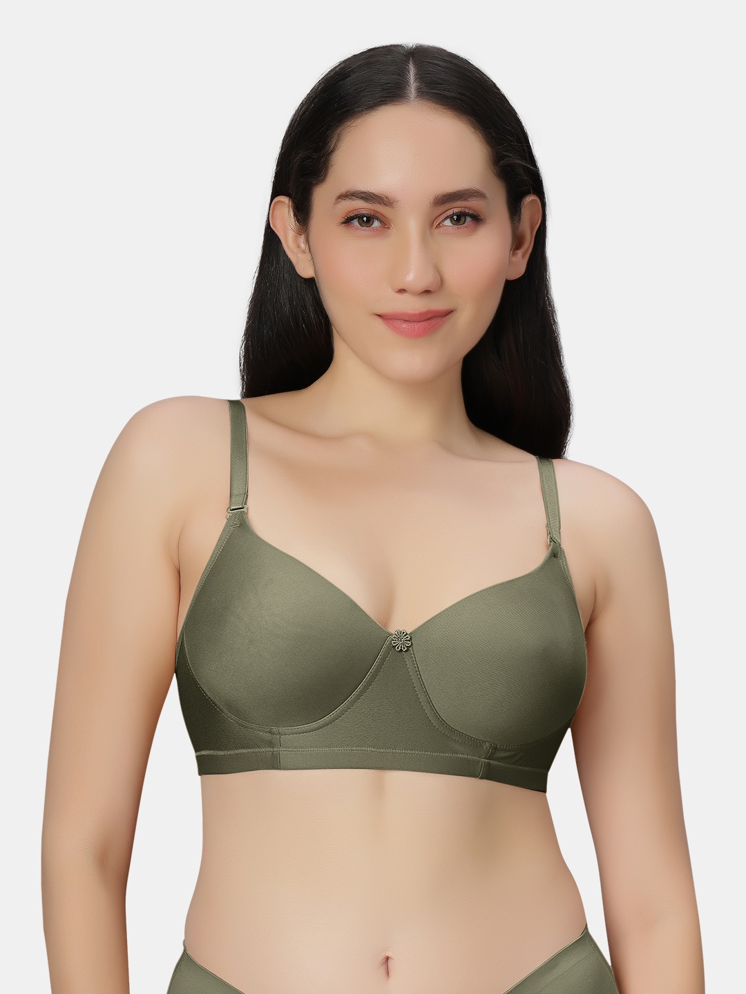 

Sonari Medium Coverage Bra, Olive