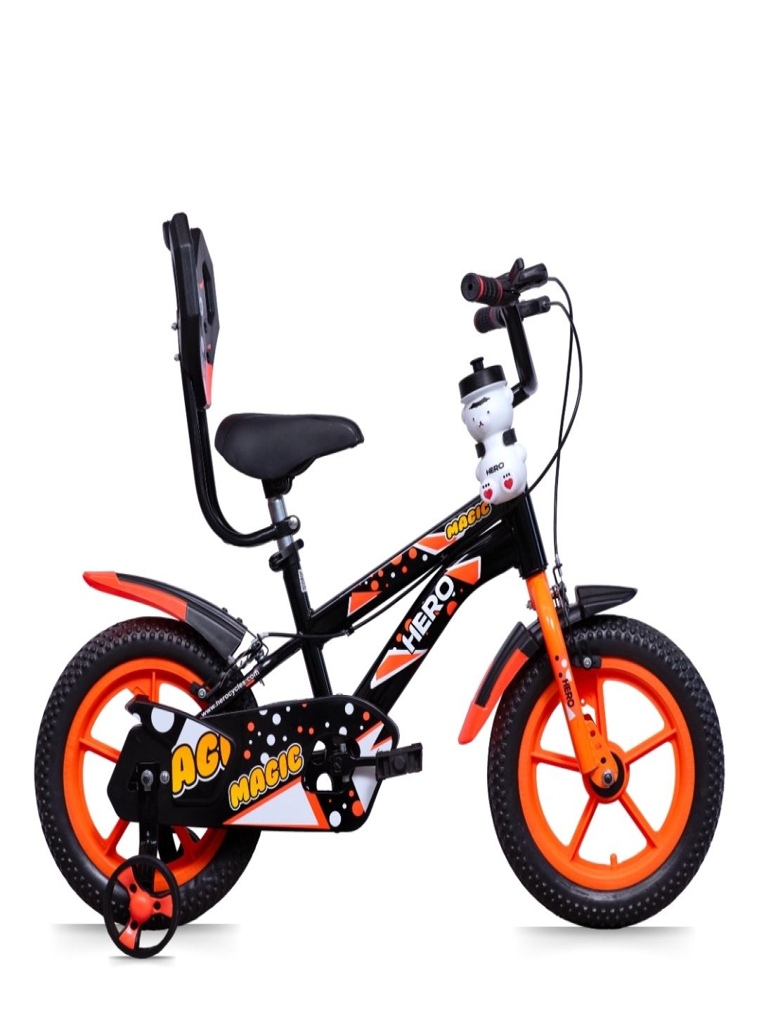 

Hero Kids Printed Assembled Magic 14T Bicycle, Black
