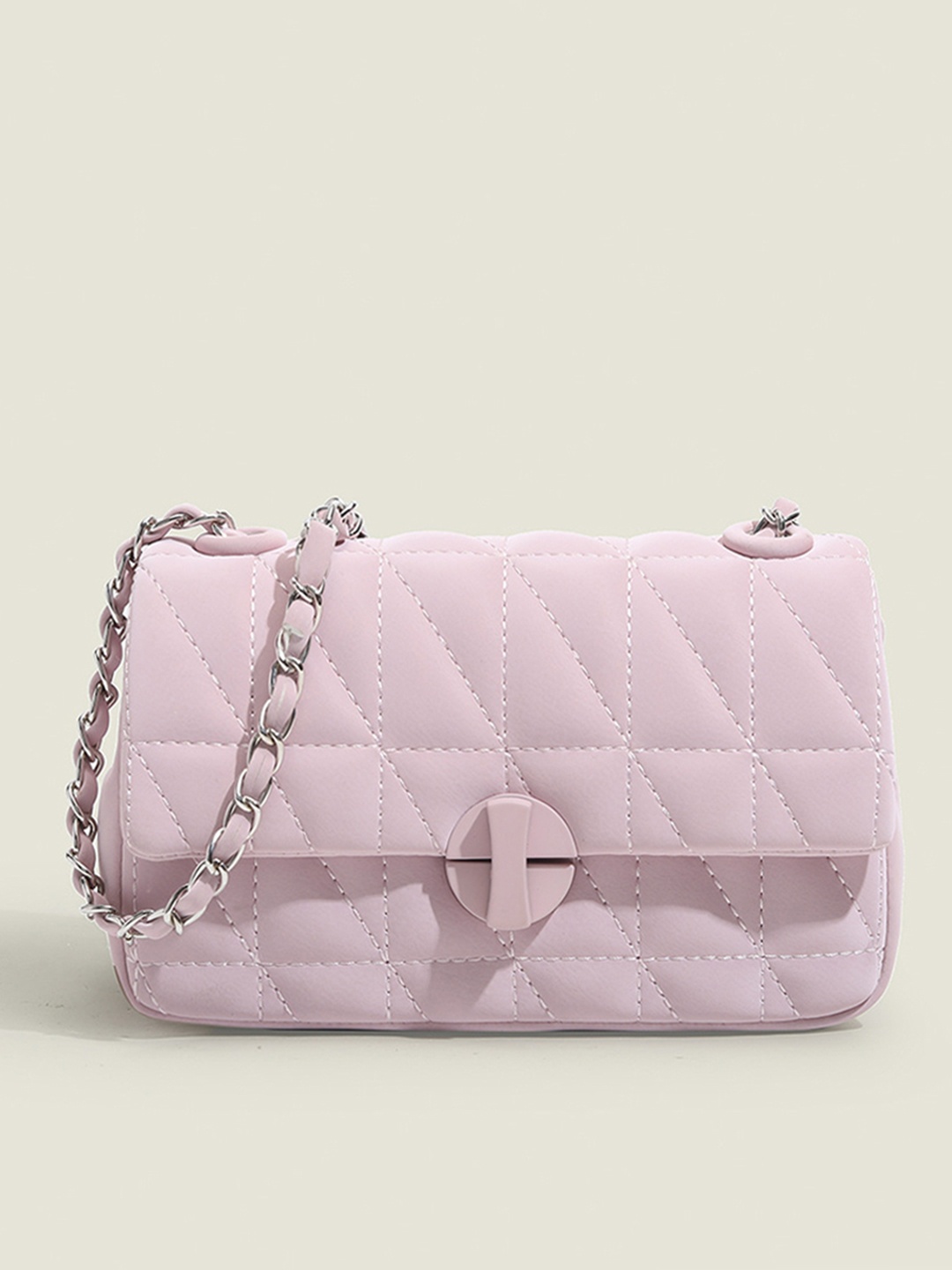 

StyleCast Women Solid Structured Sling Bag, Pink