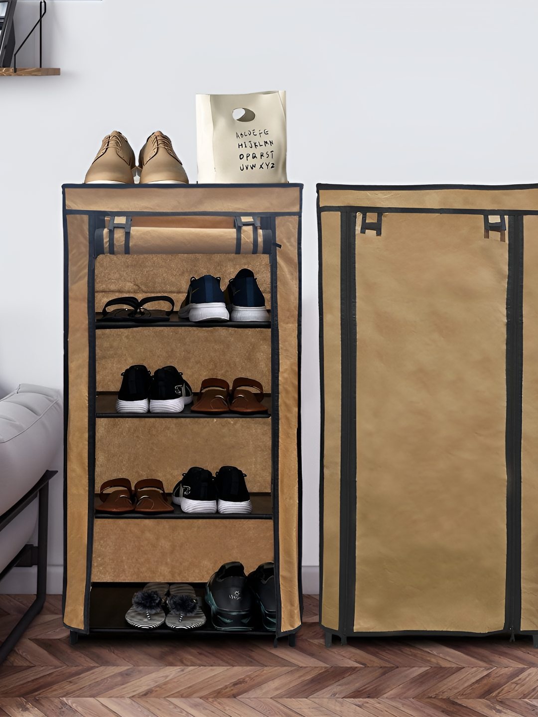 

Urban Choice Beige 4 Layers Shoe Rack